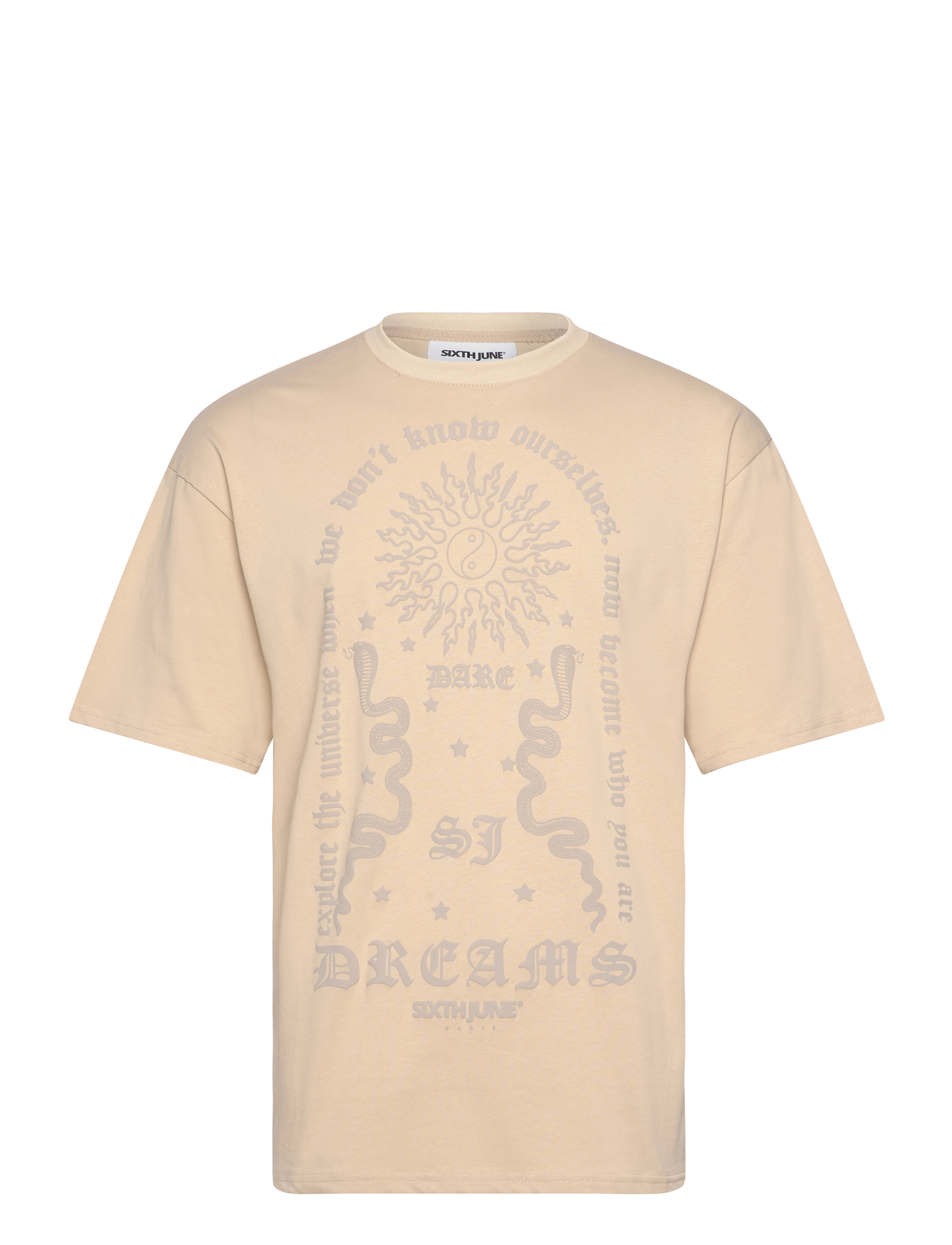 SIXTH JUNE - DREAMS PUFF PRINT SS TSHIRT - grei - 1
