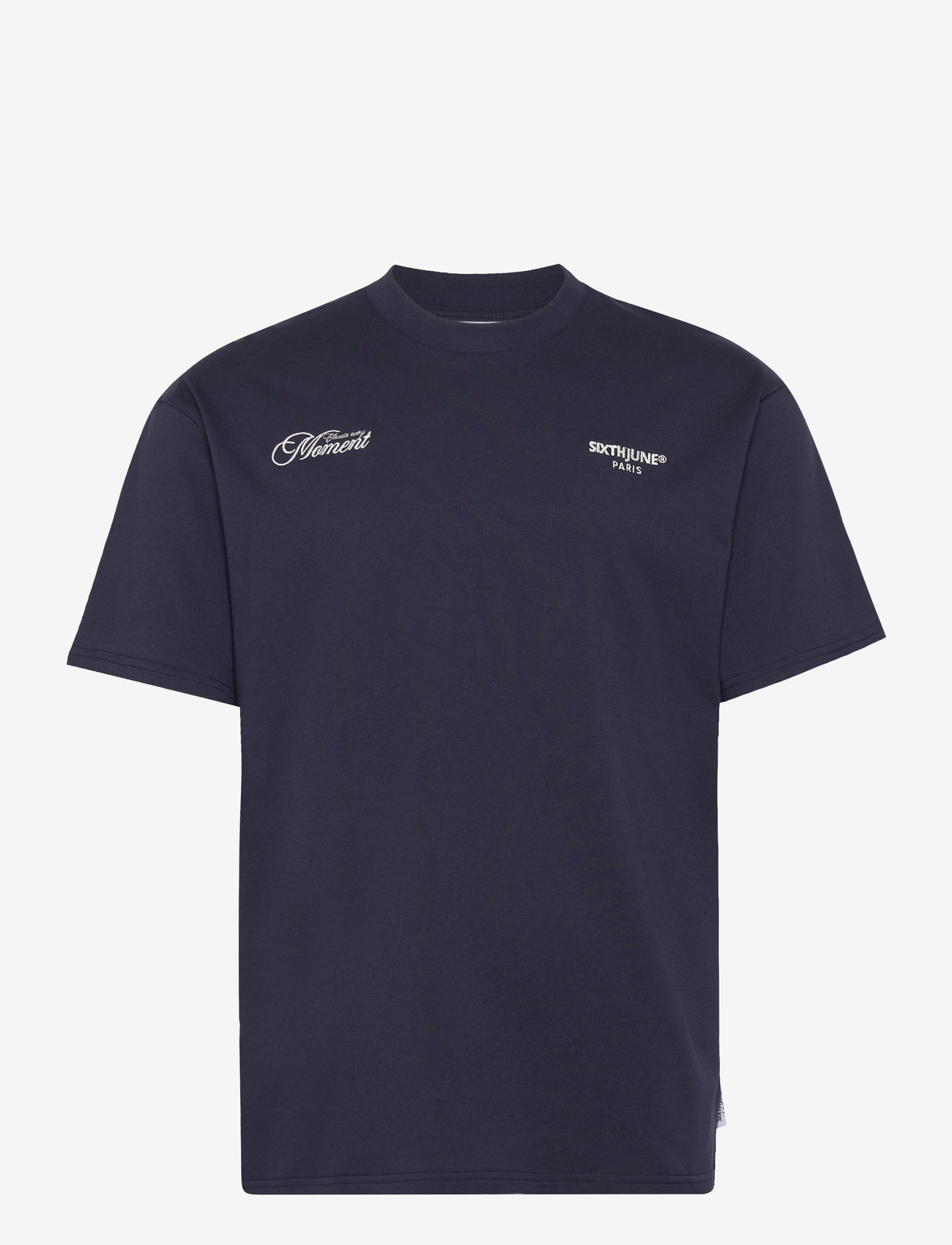 SIXTH JUNE - ELEVATE EMBROIDERED SS TSHIRT - kortärmade t-shirts - navy - 1