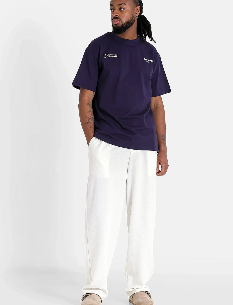 SIXTH JUNE - ELEVATE EMBROIDERED SS TSHIRT - kortärmade t-shirts - navy - 3