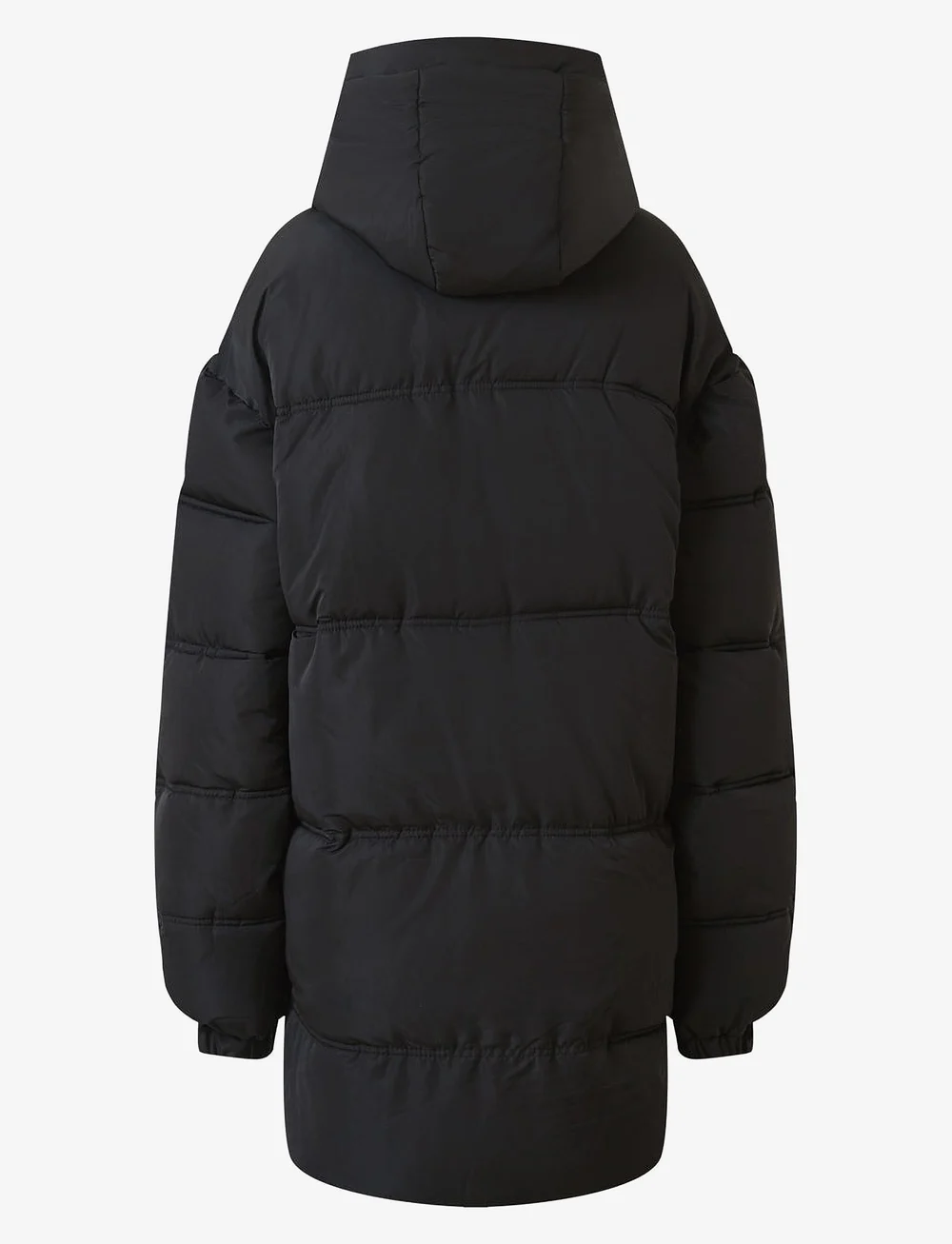 SIXTH JUNE - LONG PUFFER JACKET WITH HOOD - winterjacken - black - 2