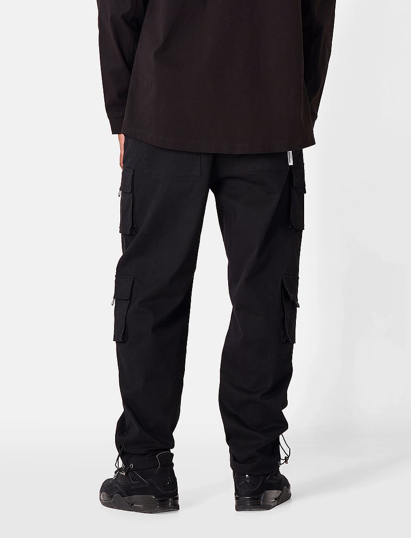 SIXTH JUNE - ESSENTIAL CARGO ZIP UP DETAILS - cargohose - black - 5