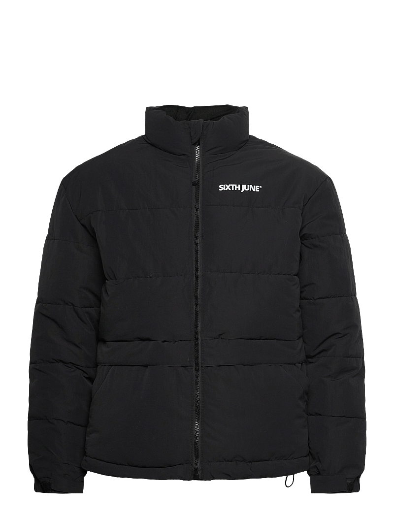 SIXTH JUNE - BACK PRINTED REG DOWNJACKET - vinterjakker - black - 1