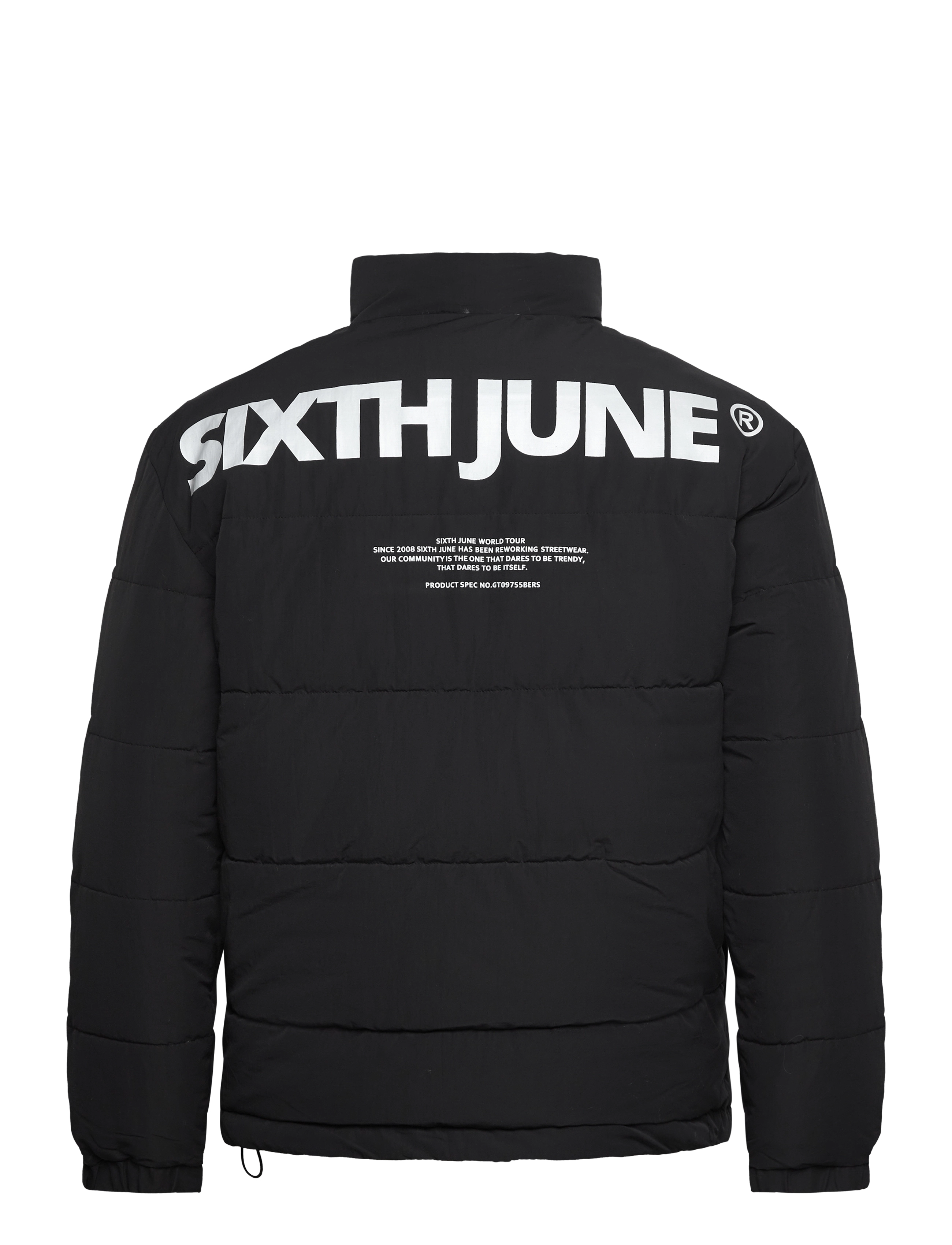 SIXTH JUNE - BACK PRINTED REG DOWNJACKET - jackets - black - 2