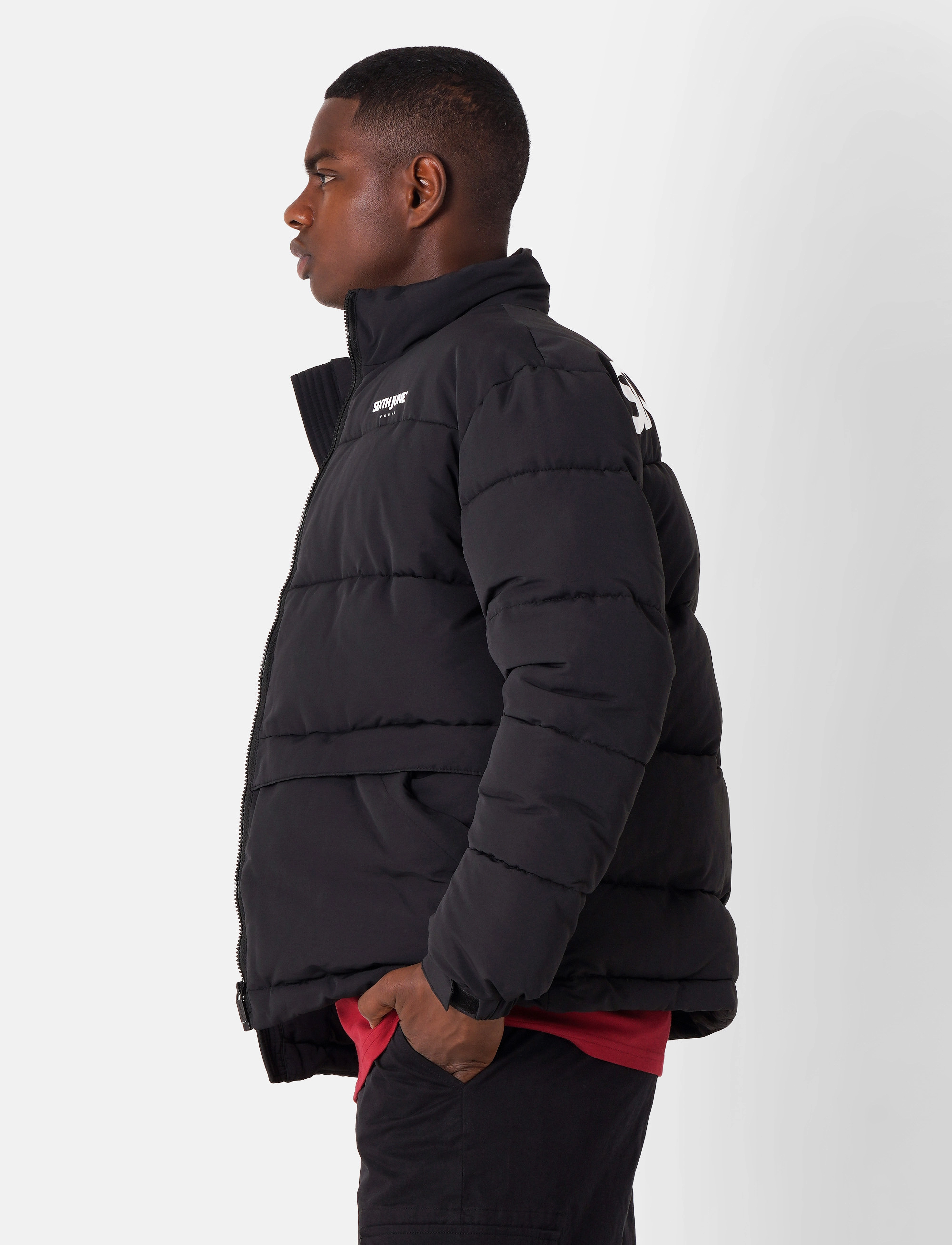 SIXTH JUNE - BACK PRINTED REG DOWNJACKET - winterjacken - black - 5