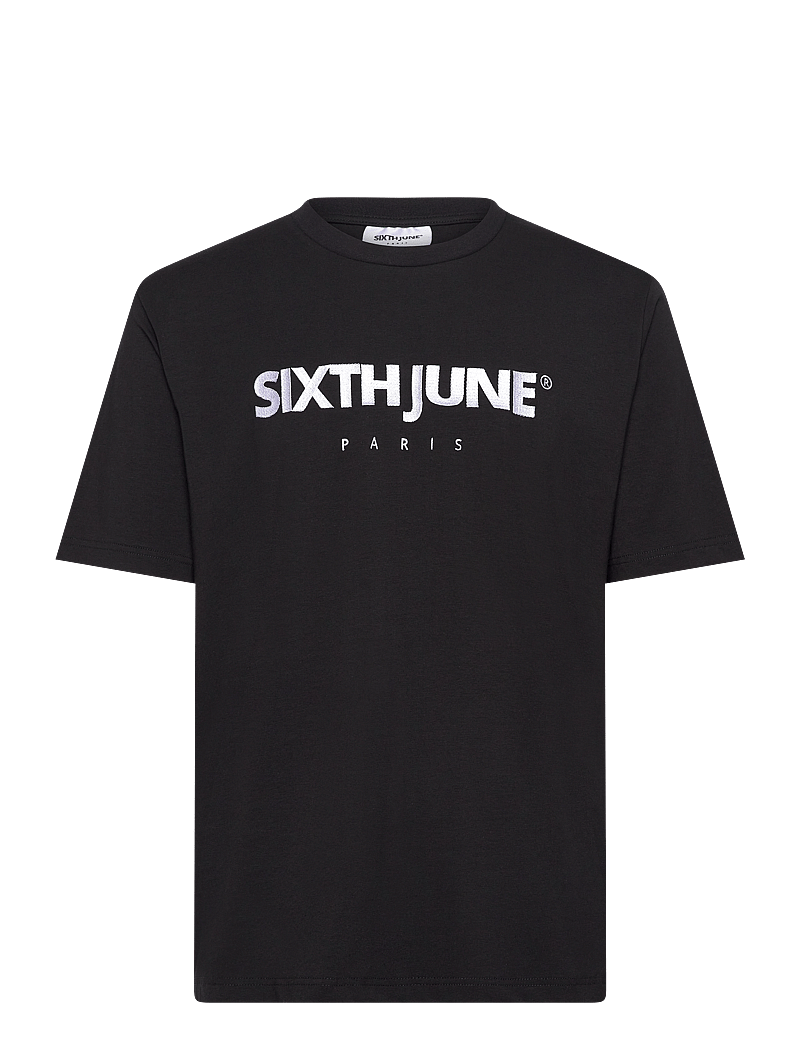 SIXTH JUNE - ESSENTIEL SS TSHIRT - lühikeste varrukatega t-särgid - blac - 1