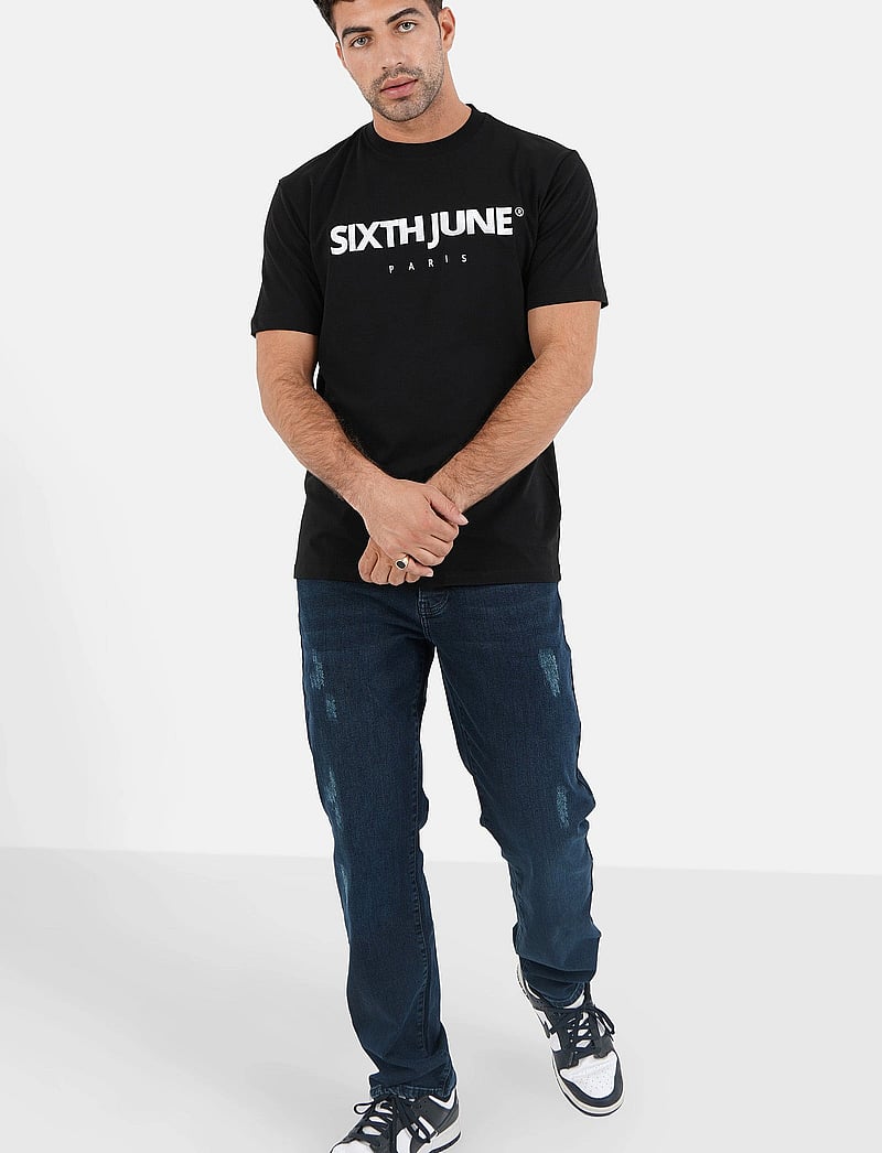 SIXTH JUNE - ESSENTIEL SS TSHIRT - lühikeste varrukatega t-särgid - blac - 3