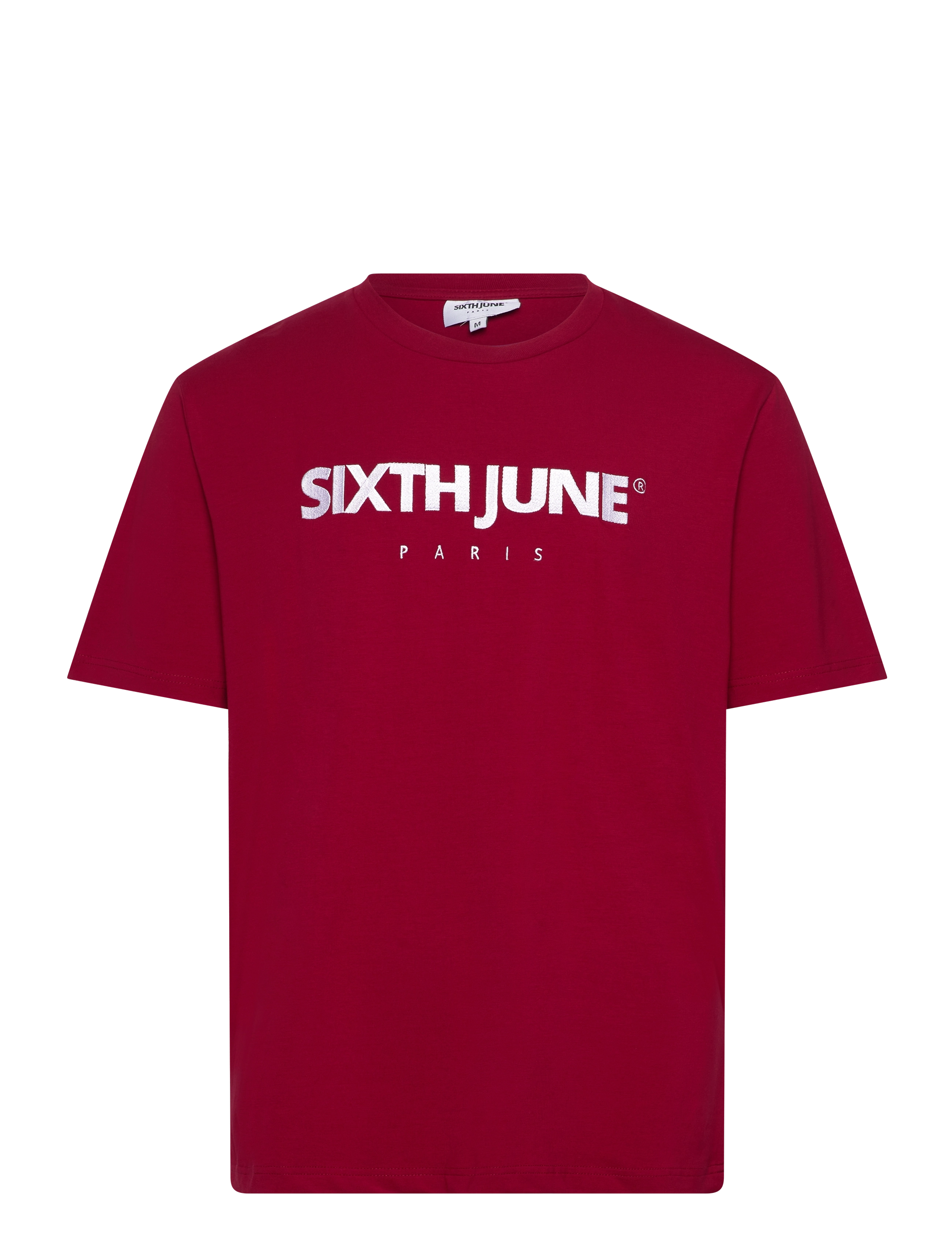 SIXTH JUNE ESSENTIEL SS TSHIRT - SIXTH JUNE - BURG / red