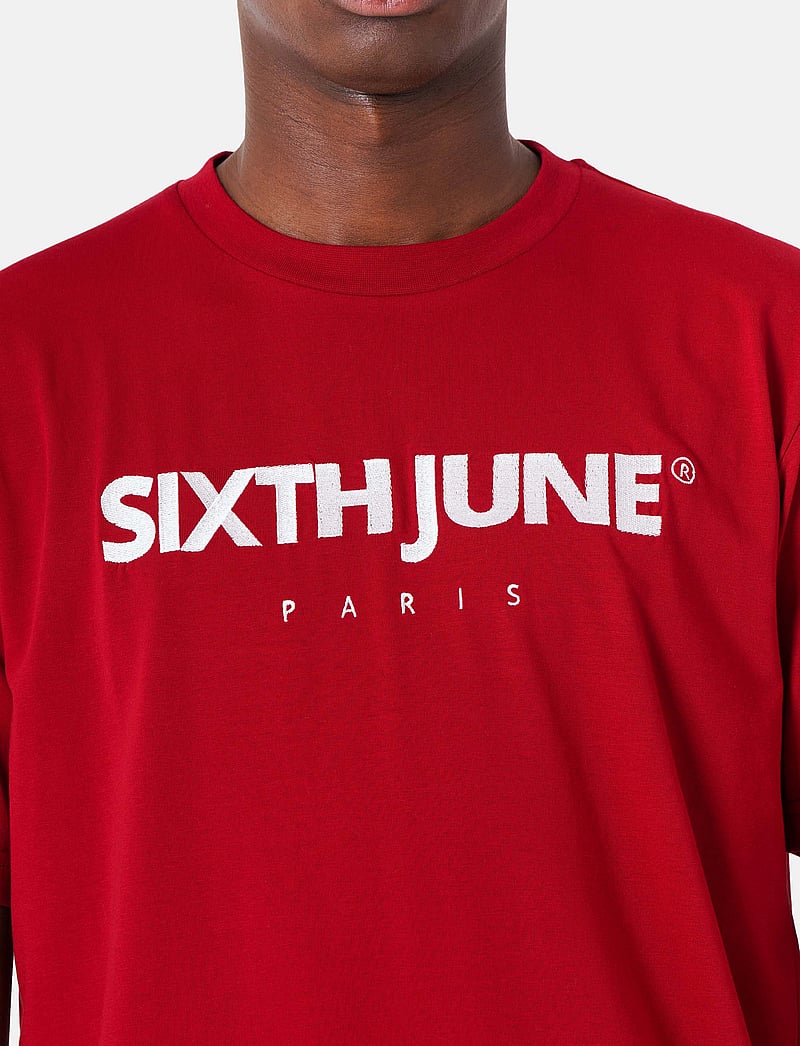 SIXTH JUNE - ESSENTIEL SS TSHIRT - kortærmede t-shirts - burg - 4