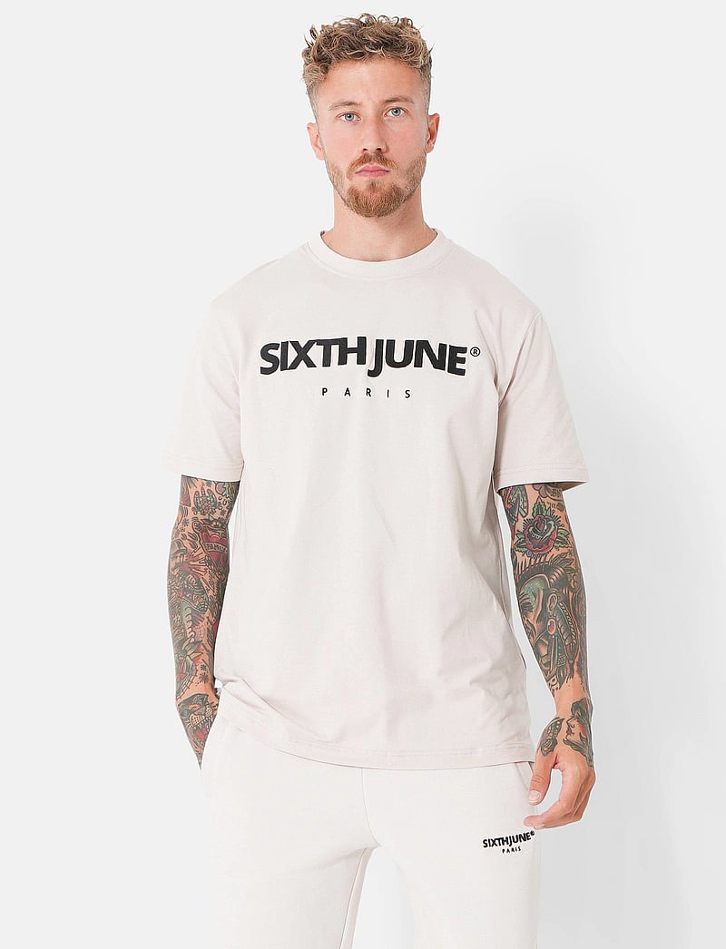 SIXTH JUNE - ESSENTIEL SS TSHIRT - kortärmade t-shirts - grei - 3