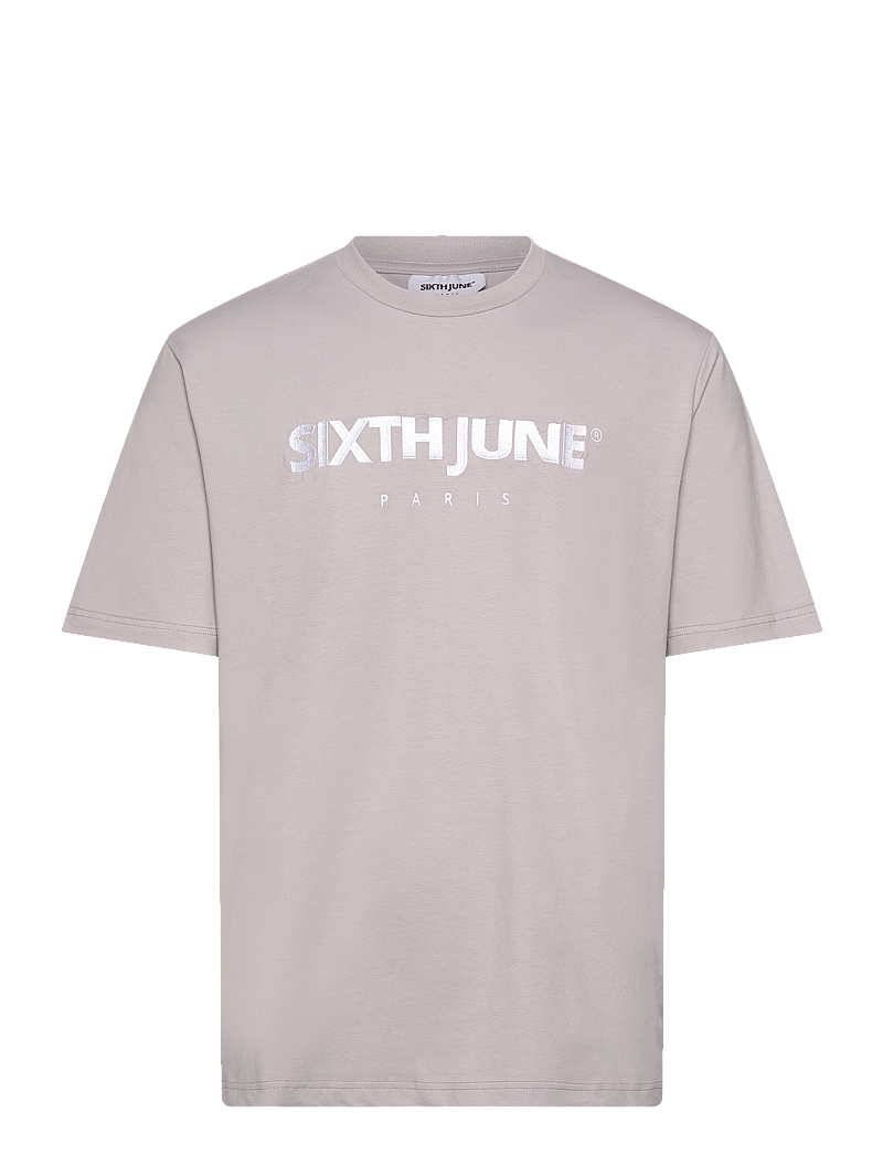 SIXTH JUNE - ESSENTIEL SS TSHIRT - kortärmade t-shirts - grey - 0