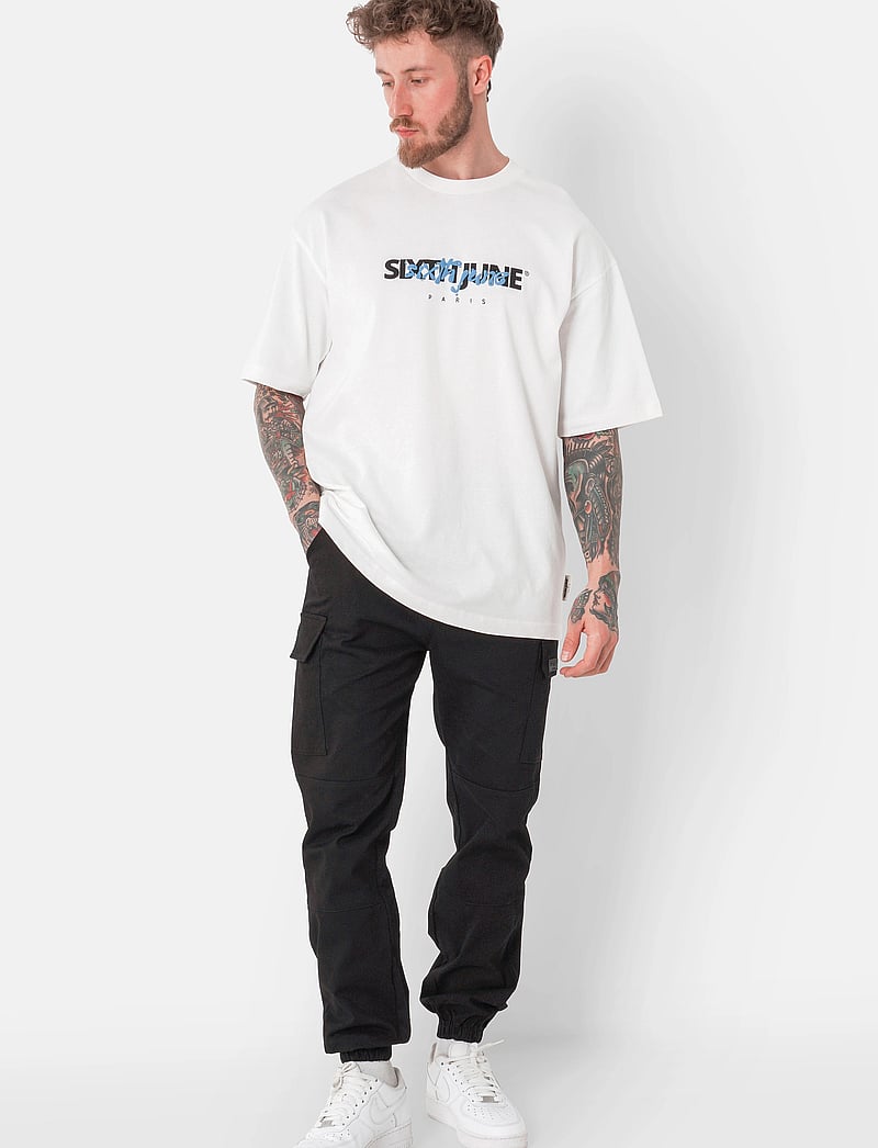 SIXTH JUNE - CARRY OVER PANTS - cargohose - black - 3