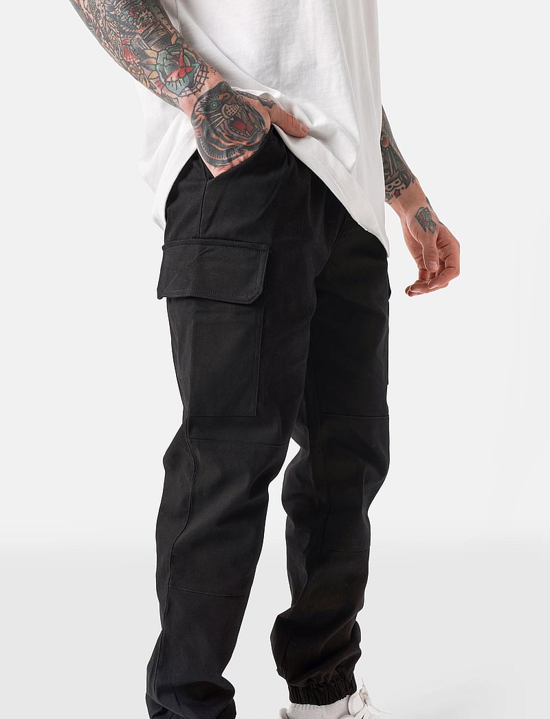 SIXTH JUNE - CARRY OVER PANTS - cargohose - black - 5