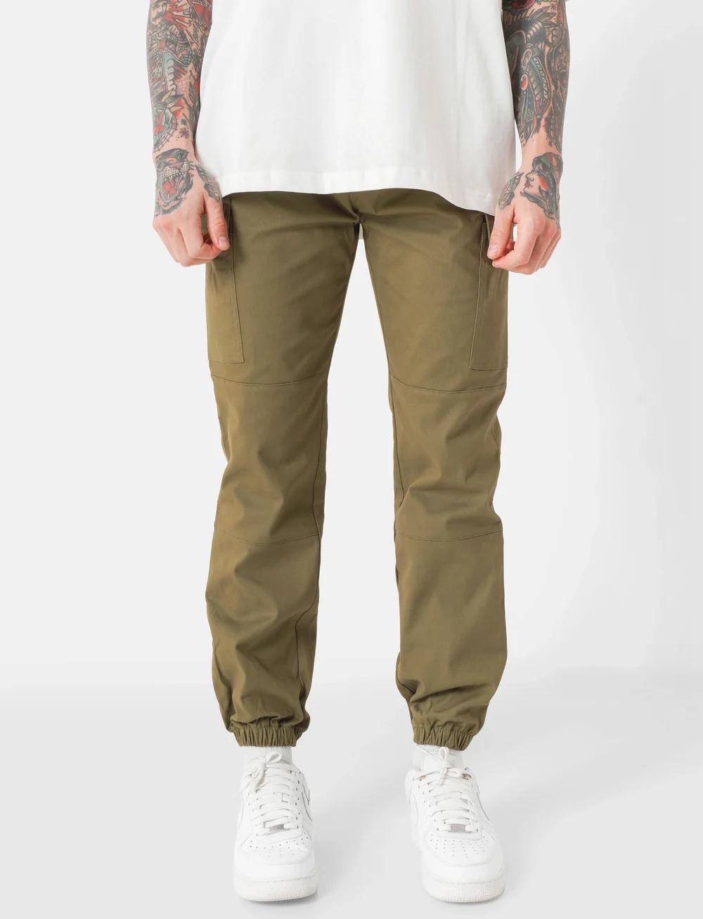 SIXTH JUNE - CARRY OVER PANTS - cargo püksid - kaki - 0