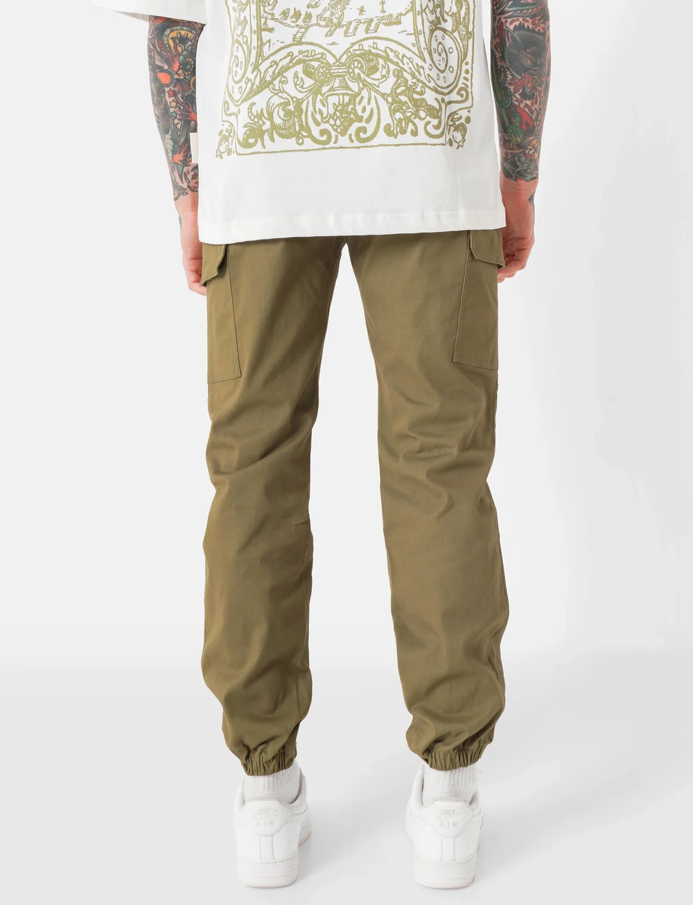 SIXTH JUNE - CARRY OVER PANTS - cargo püksid - kaki - 4