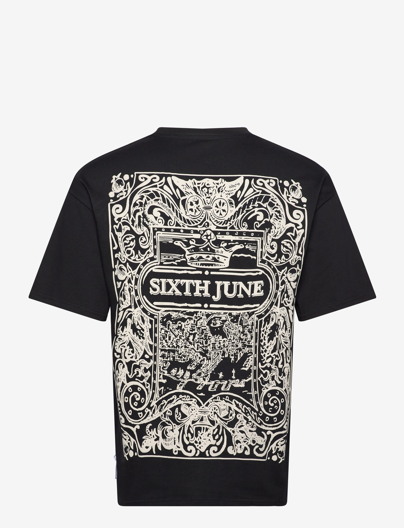 SIXTH JUNE - AZULEJOS SS TSHIRT - lühikeste varrukatega t-särgid - blac - 2