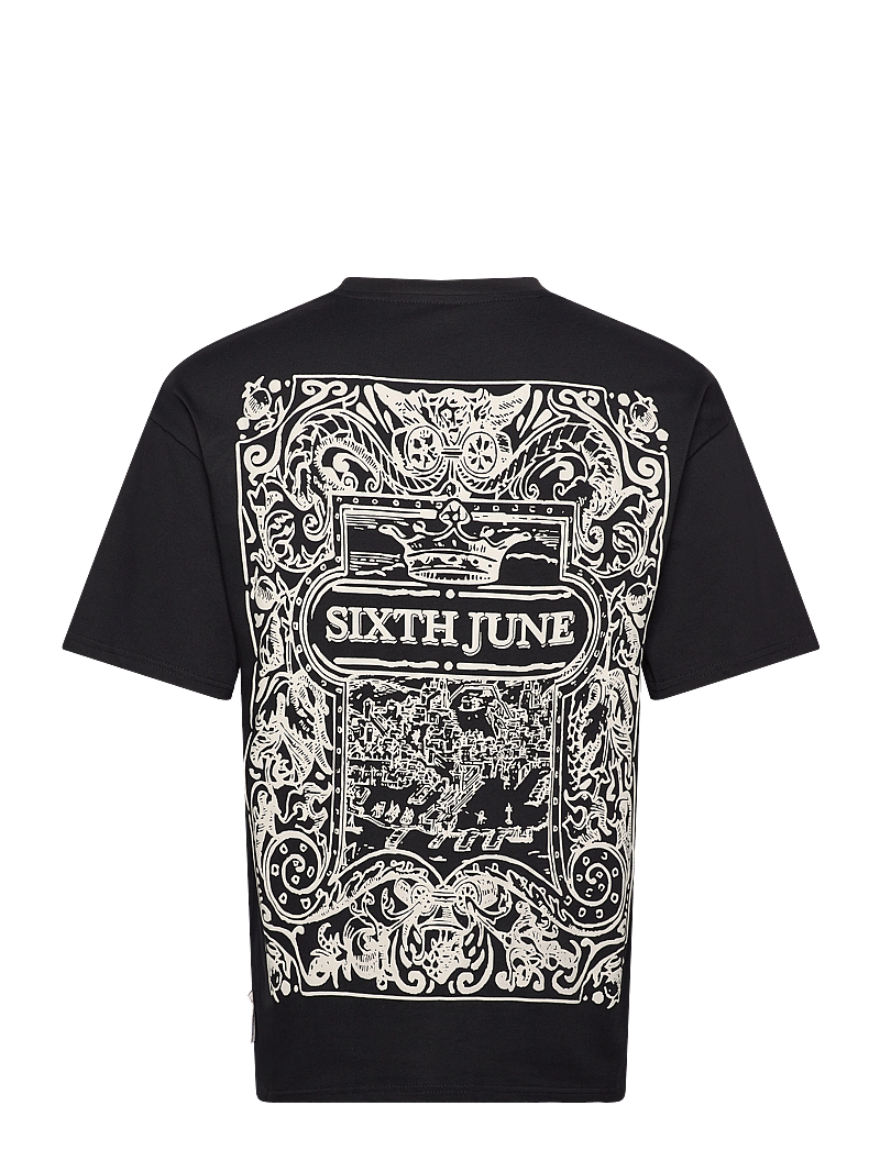 SIXTH JUNE - AZULEJOS SS TSHIRT - lühikeste varrukatega t-särgid - blac - 2