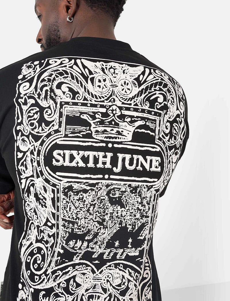 SIXTH JUNE - AZULEJOS SS TSHIRT - lühikeste varrukatega t-särgid - blac - 4