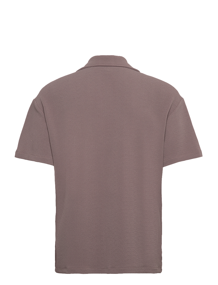 SIXTH JUNE - CREPE FABRIC SS SHIRT - chemises à manches courtes - taup - 2