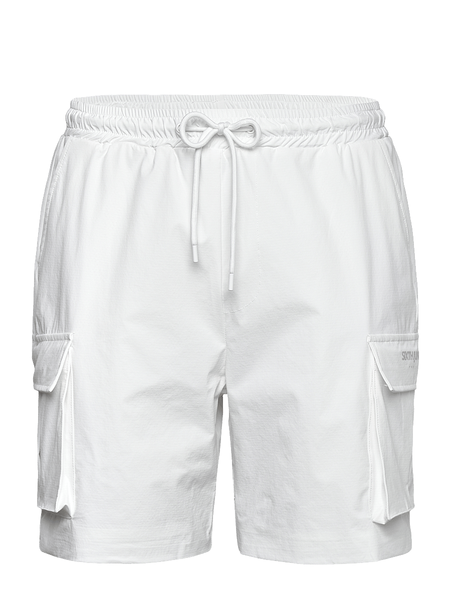 SIXTH JUNE - NYLON TECH UTILITY SHORTS - cargoshorts - white - 1