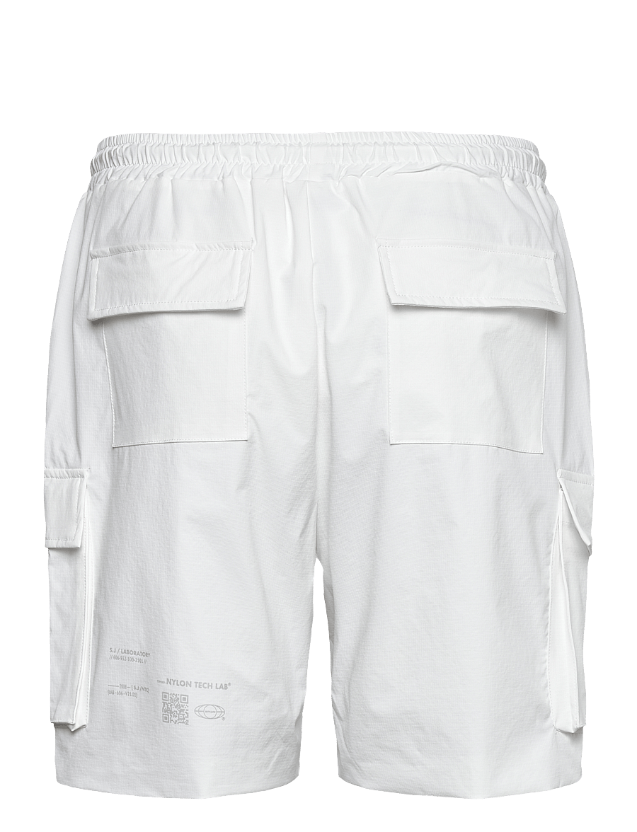 SIXTH JUNE - NYLON TECH UTILITY SHORTS - cargoshorts - white - 2