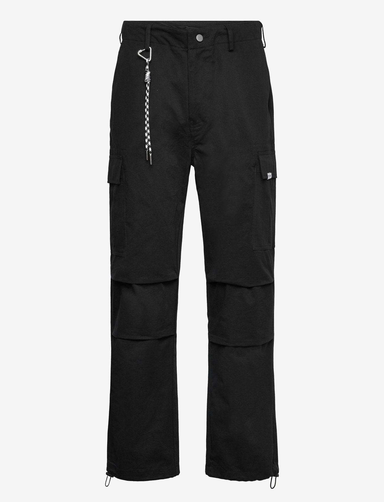 SIXTH JUNE - BIG POCKET CARGO PANTS - efterårstøj - black - 0