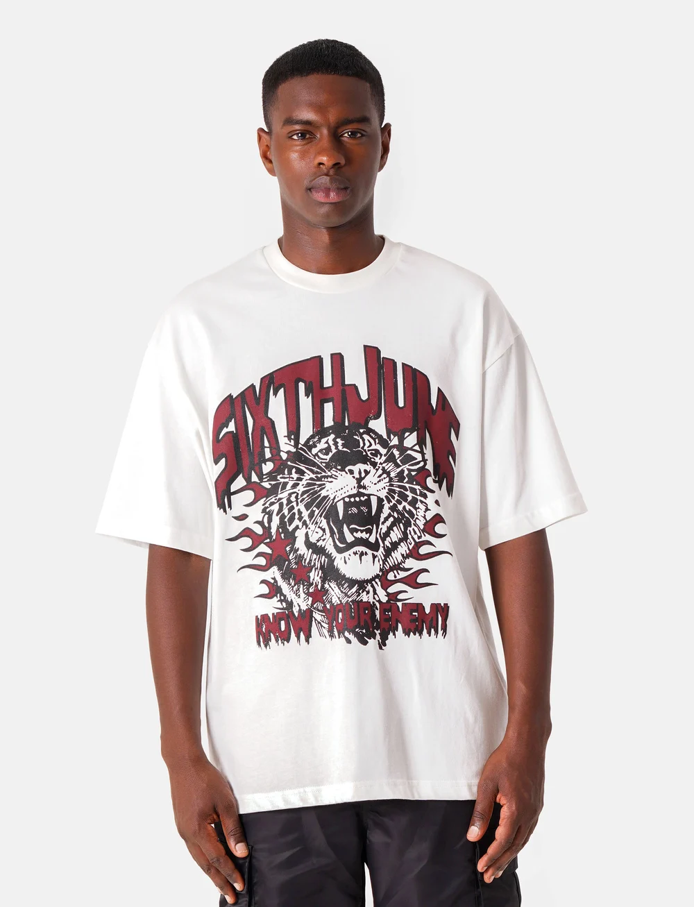 SIXTH JUNE - VINTAGE TIGER PRINT SS TSHIRT - lühikeste varrukatega t-särgid - offw - 0