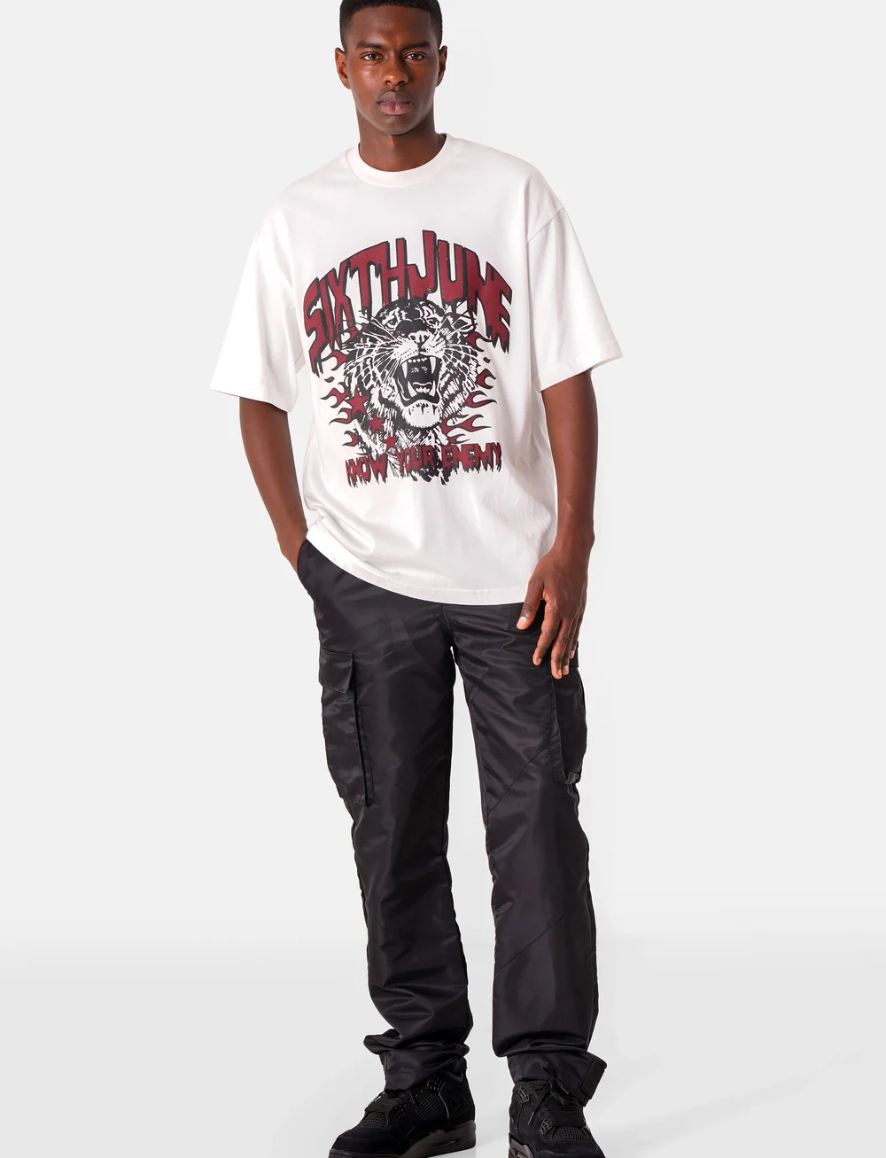 SIXTH JUNE - VINTAGE TIGER PRINT SS TSHIRT - lühikeste varrukatega t-särgid - offw - 3