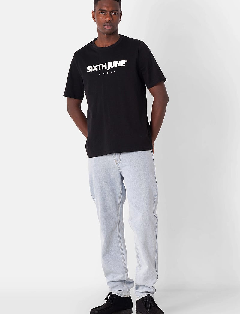 SIXTH JUNE - ESSENTIEL PUFF PRINT SS TSHIRT - kurzärmelig - blac - 3