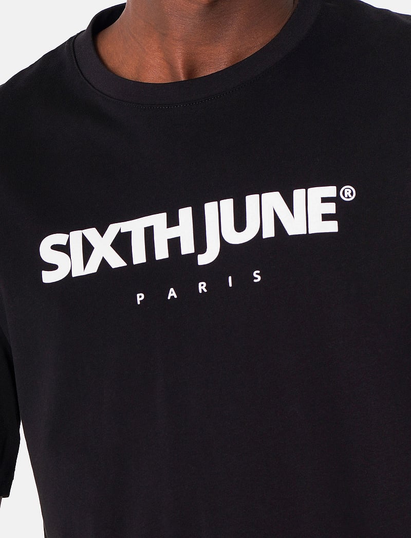 SIXTH JUNE - ESSENTIEL PUFF PRINT SS TSHIRT - kurzärmelig - blac - 4