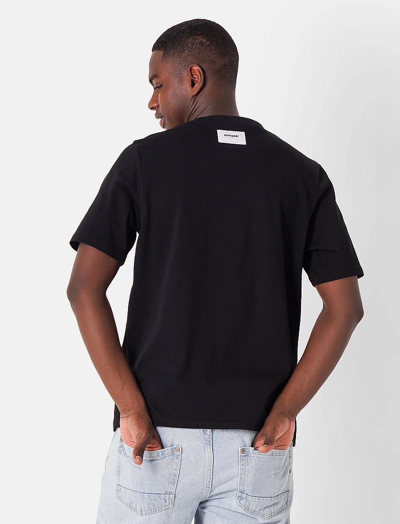SIXTH JUNE - ESSENTIEL PUFF PRINT SS TSHIRT - kurzärmelig - blac - 5