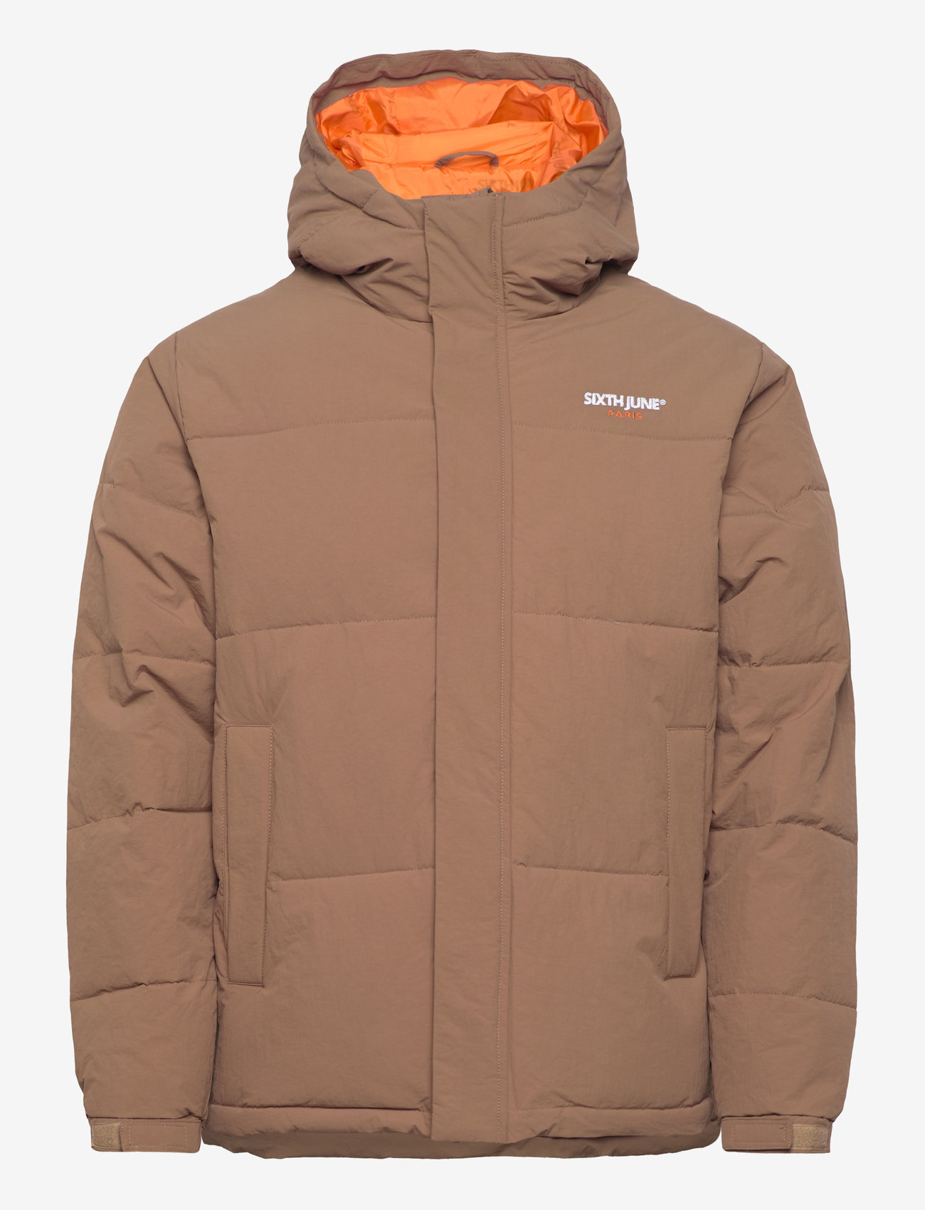 SIXTH JUNE - ESSENTIEL EMBROIDERED DOWNJKT - winter jackets - sand - 1