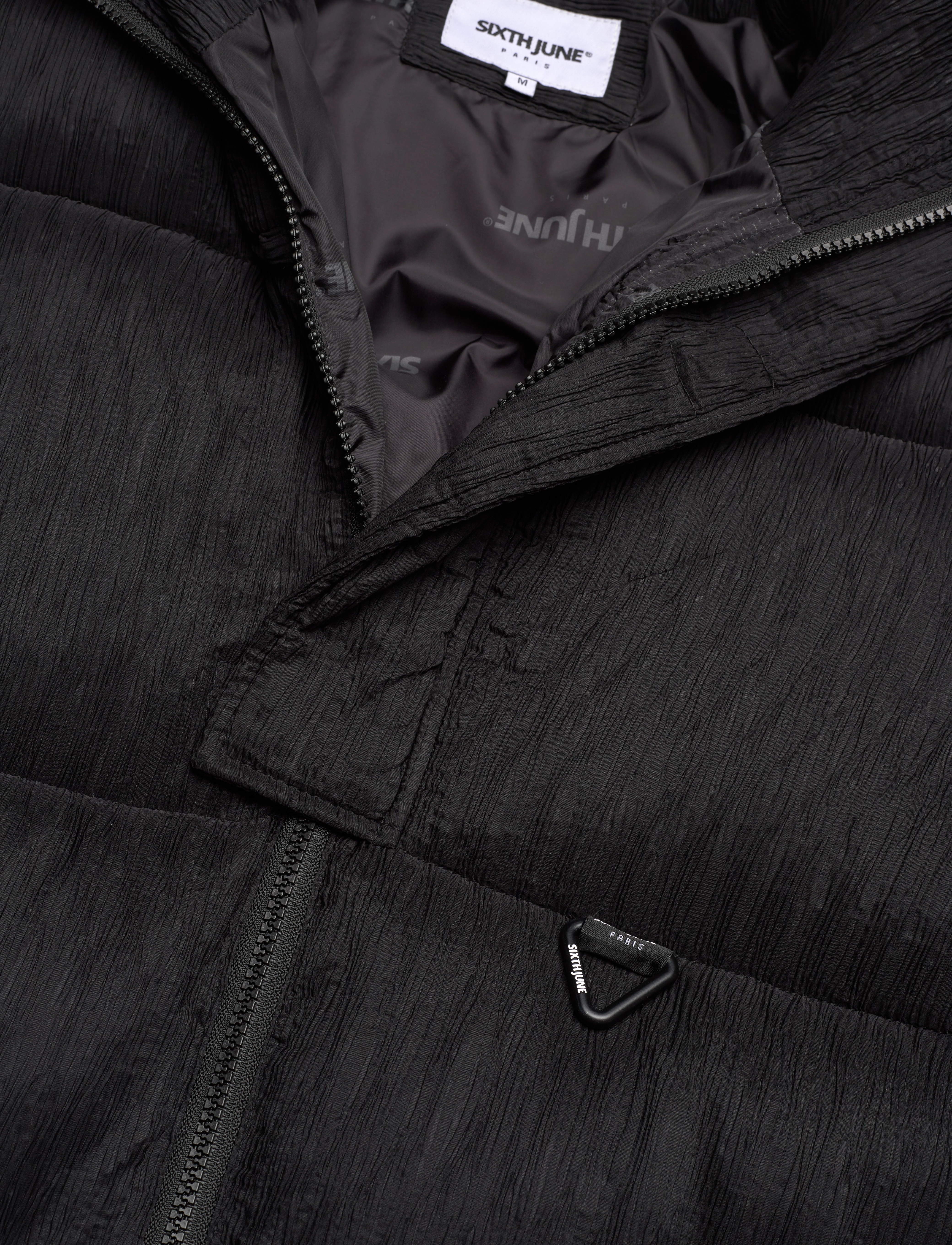 SIXTH JUNE - TEXTURED DOWNJACKET - talvejoped - black - 4