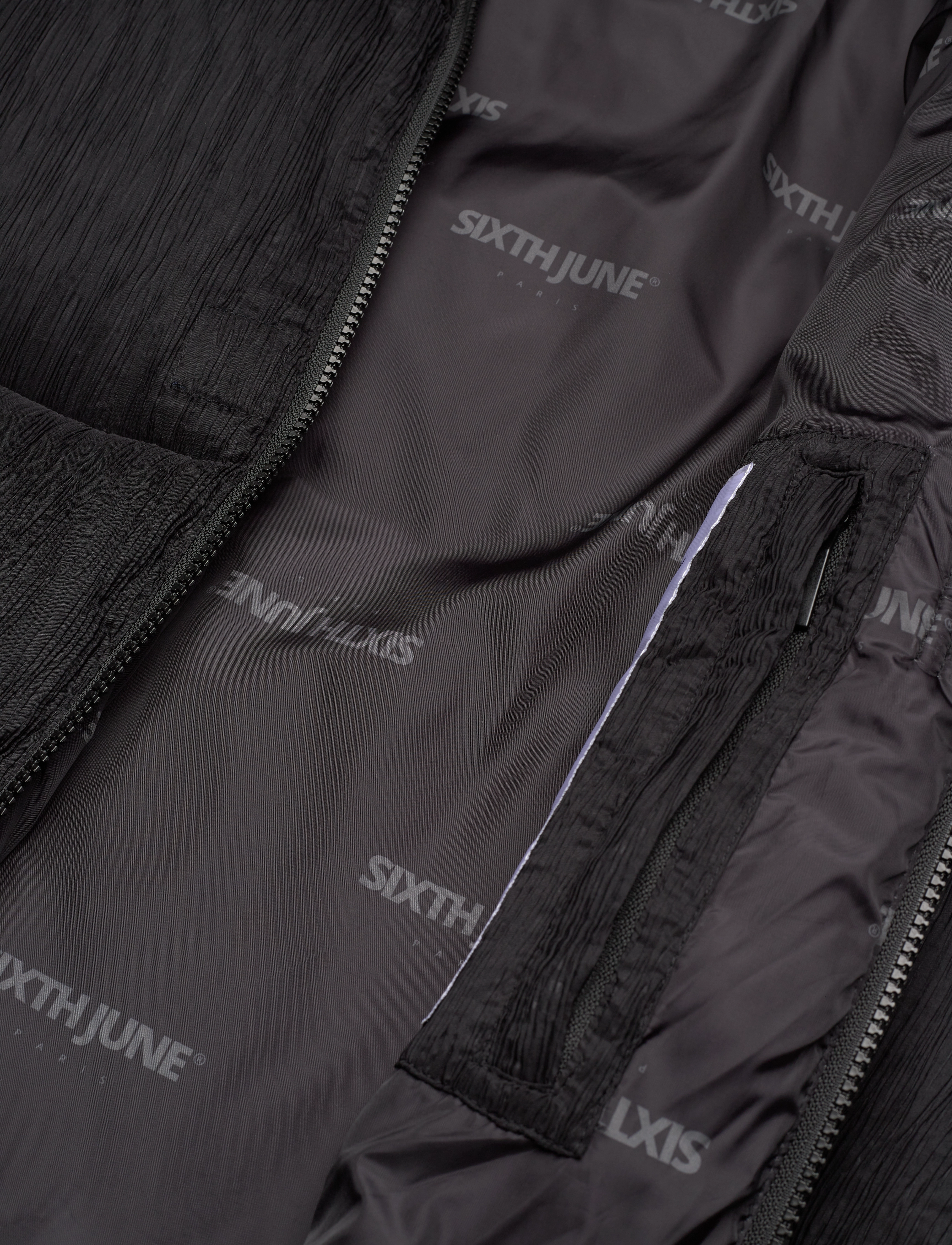 SIXTH JUNE - TEXTURED DOWNJACKET - talvejoped - black - 5