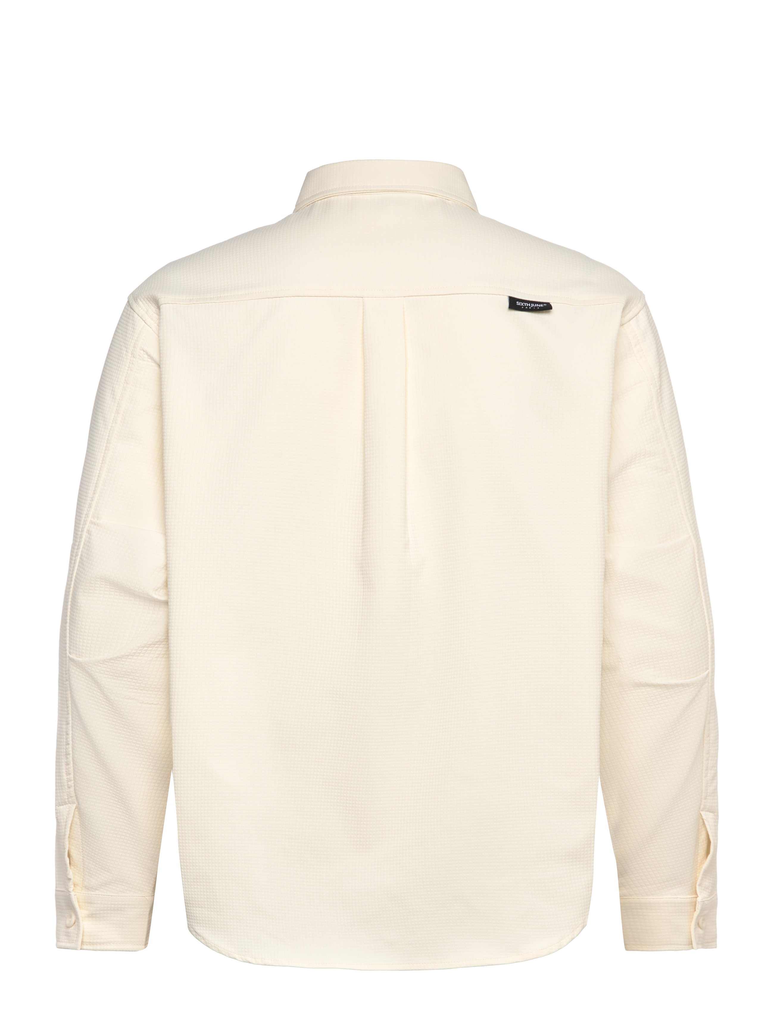 SIXTH JUNE - TEXTURED SQUARE UTILITY SHIRT - off white - 2