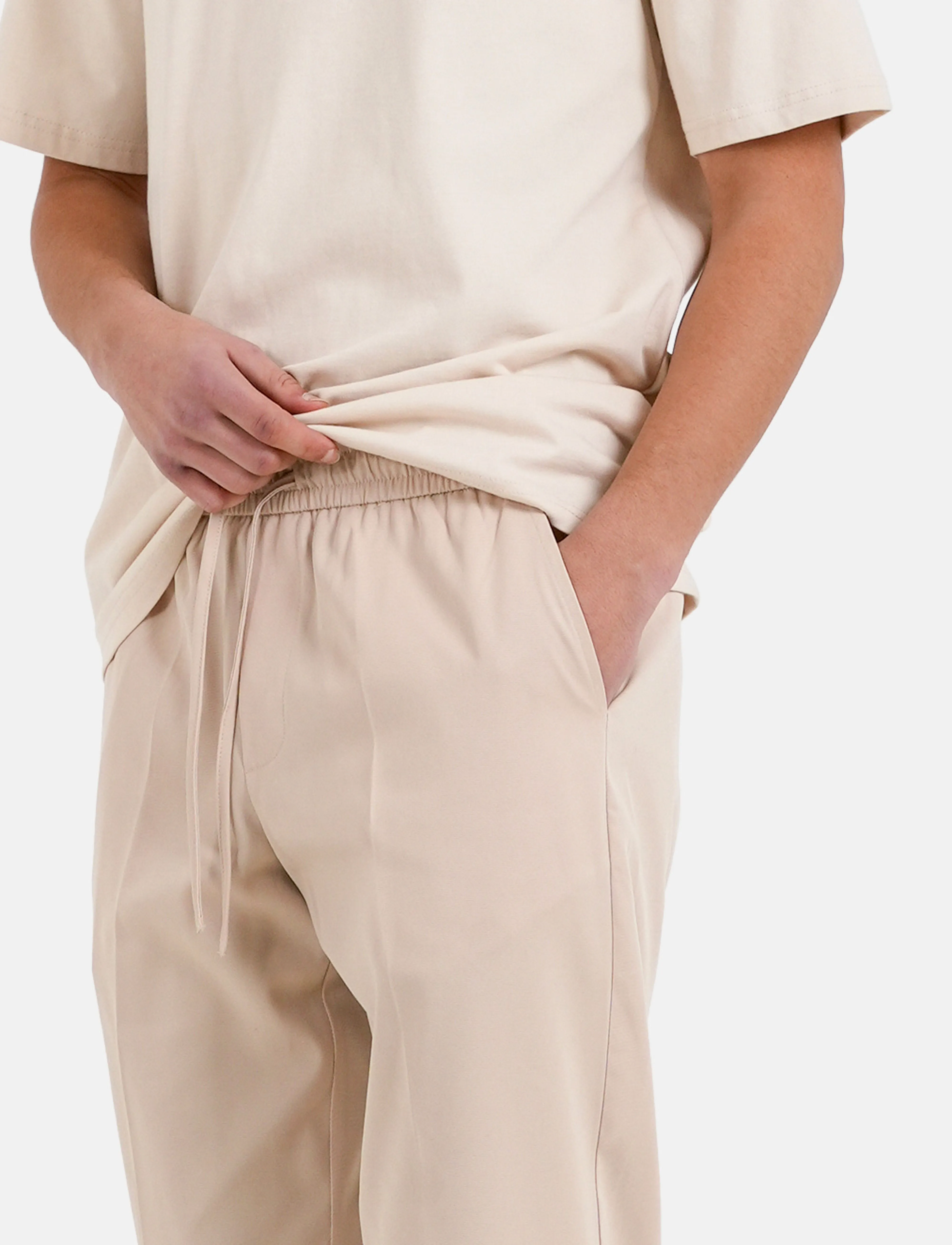 SIXTH JUNE - EMBROIDERED TAILORED PANTS - beige - 5