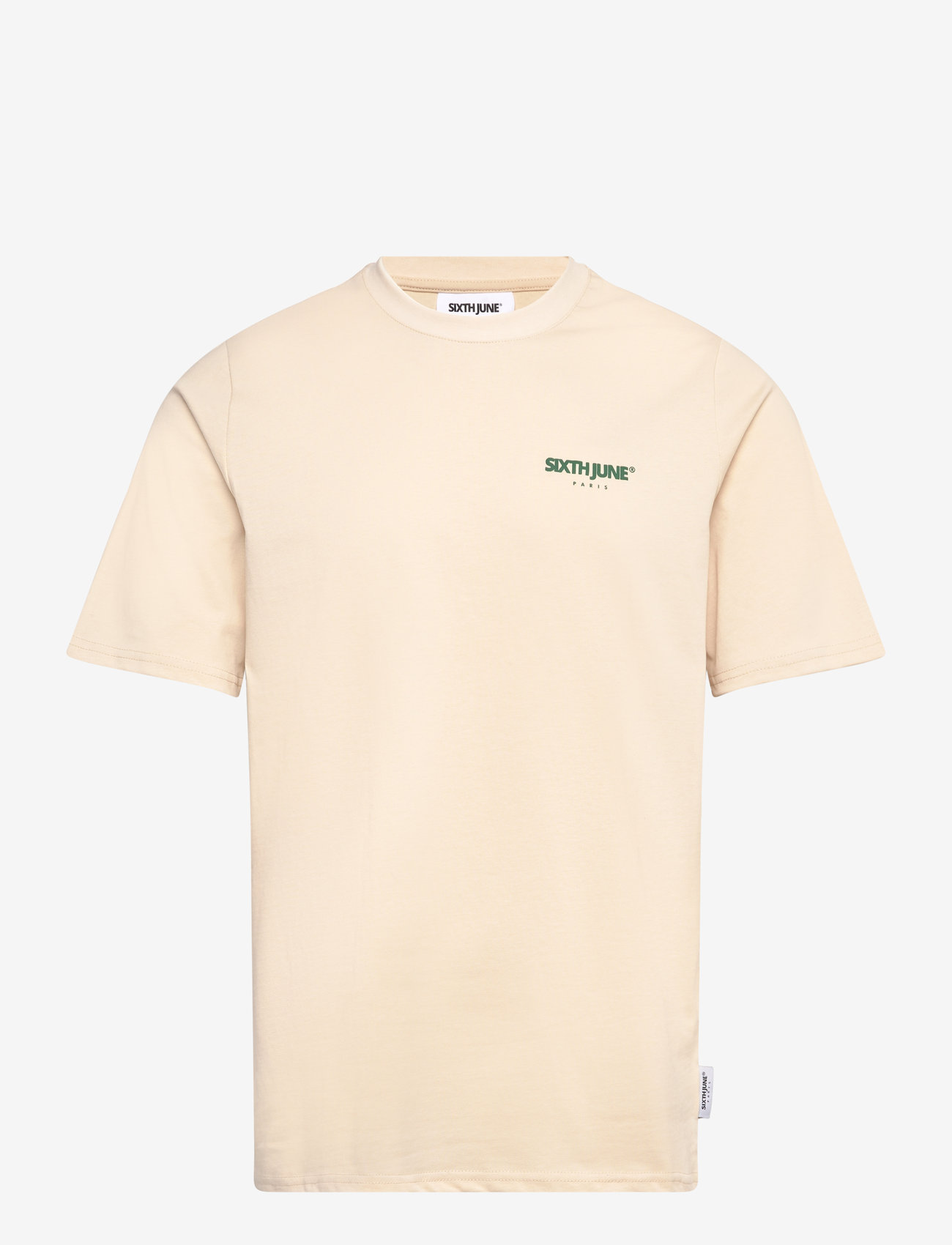 SIXTH JUNE - BANDANA BACKPRINT SS TSHIRT - autumn clothing - beige - 0