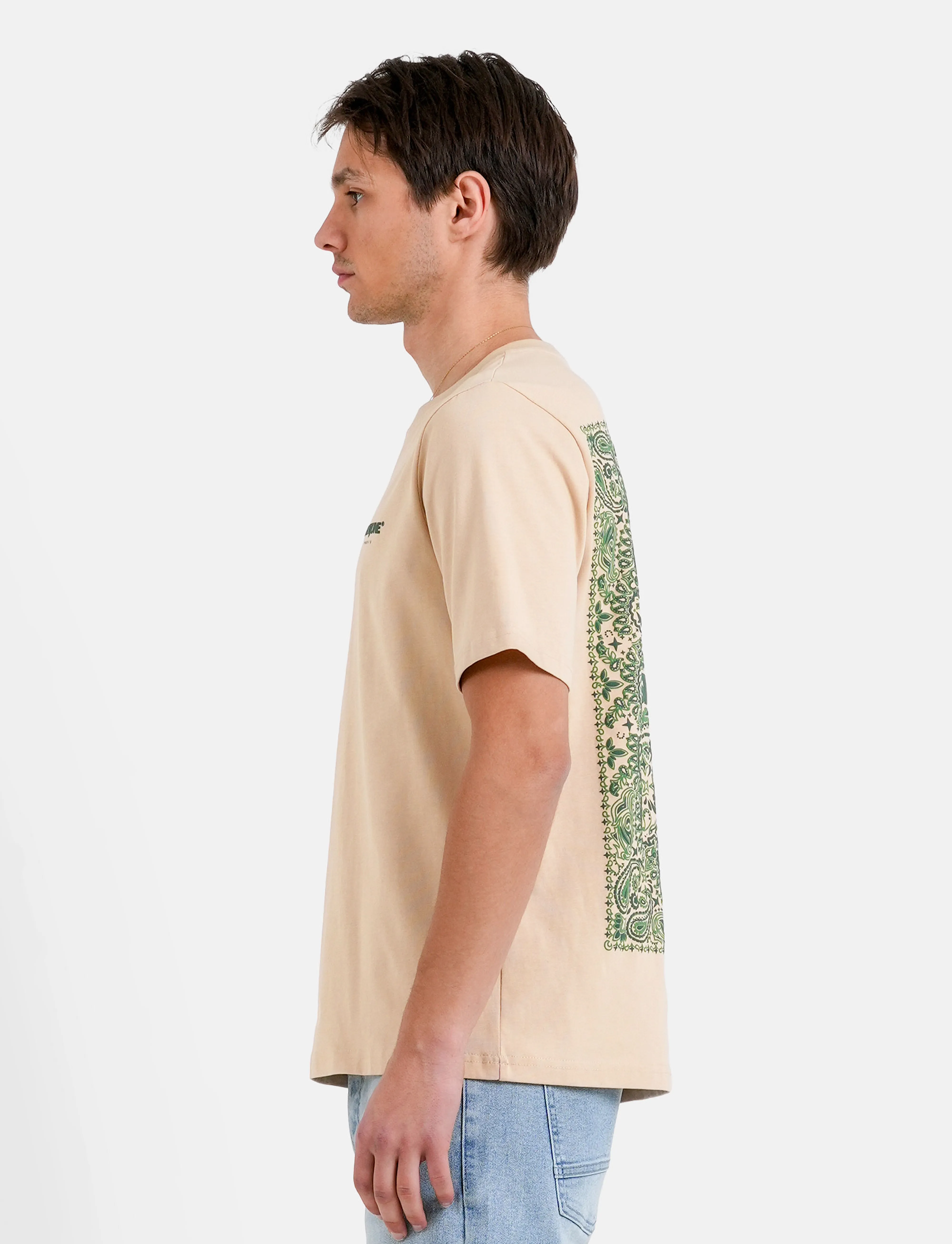 SIXTH JUNE - BANDANA BACKPRINT SS TSHIRT - beige - 5