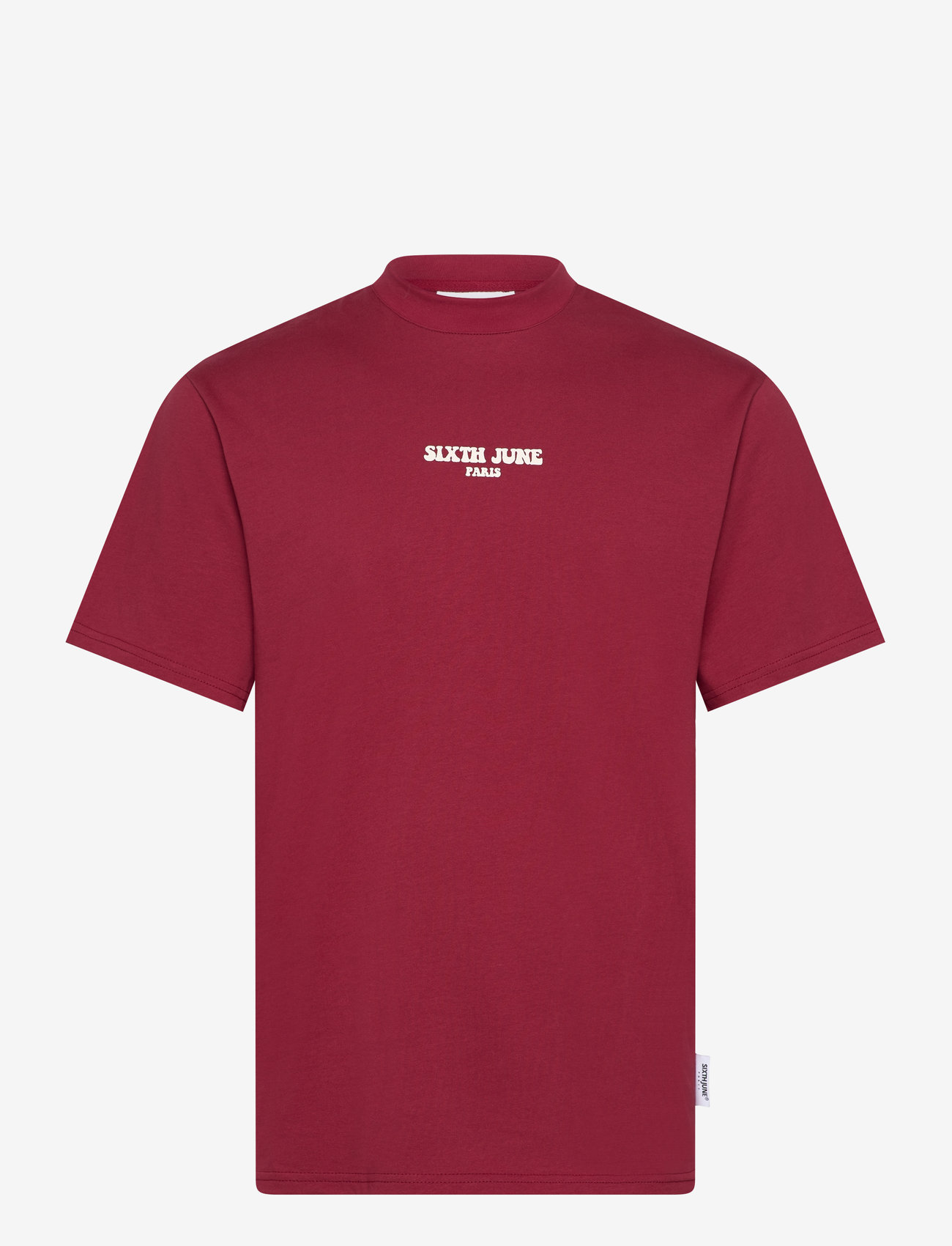 SIXTH JUNE - TAKE THE RISK BACK PRINTED TEE - herbstliche kleidung - burg - 0