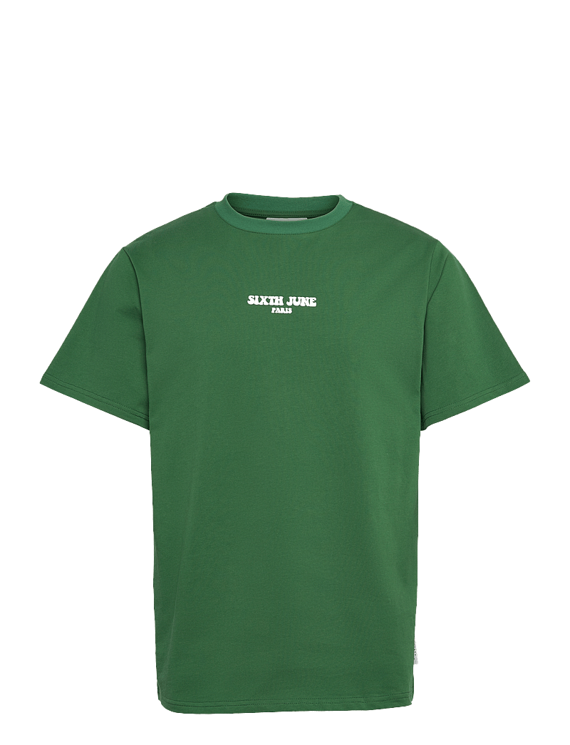 SIXTH JUNE - TAKE THE RISK BACK PRINTED TEE - kurzärmelig - green - 1