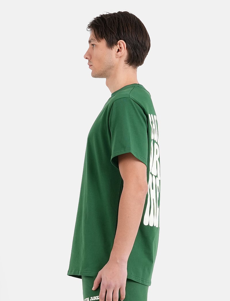 SIXTH JUNE - TAKE THE RISK BACK PRINTED TEE - kurzärmelig - green - 4