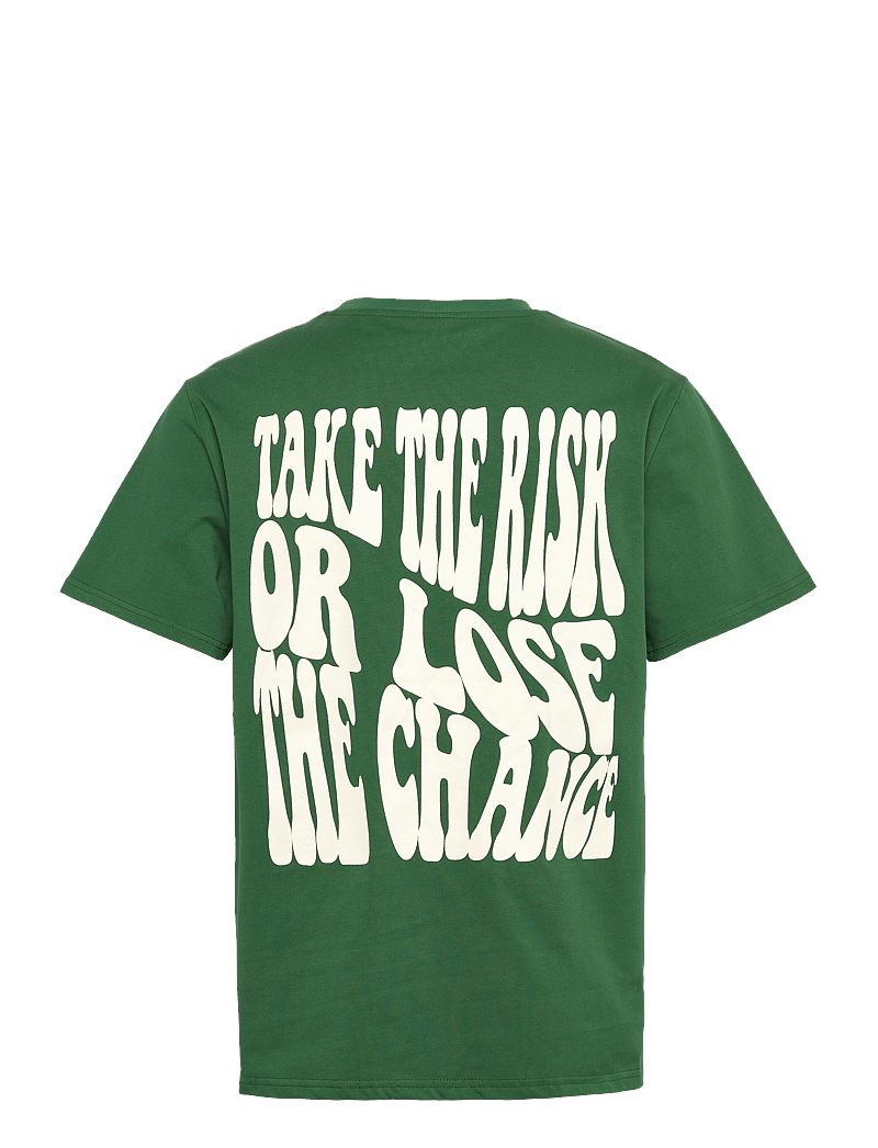SIXTH JUNE - TAKE THE RISK BACK PRINTED TEE - kurzärmelig - green - 5