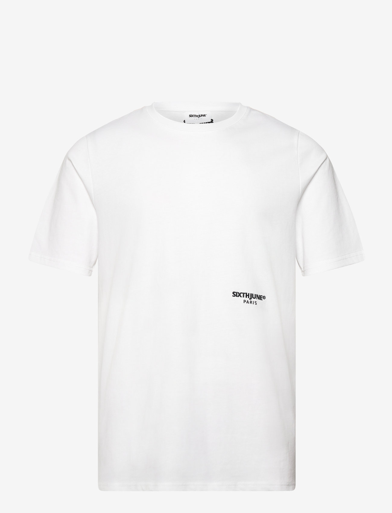 SIXTH JUNE - LA VIE EN ROSE EMBRO SS TSHIRT - kurzärmelig - white - 1