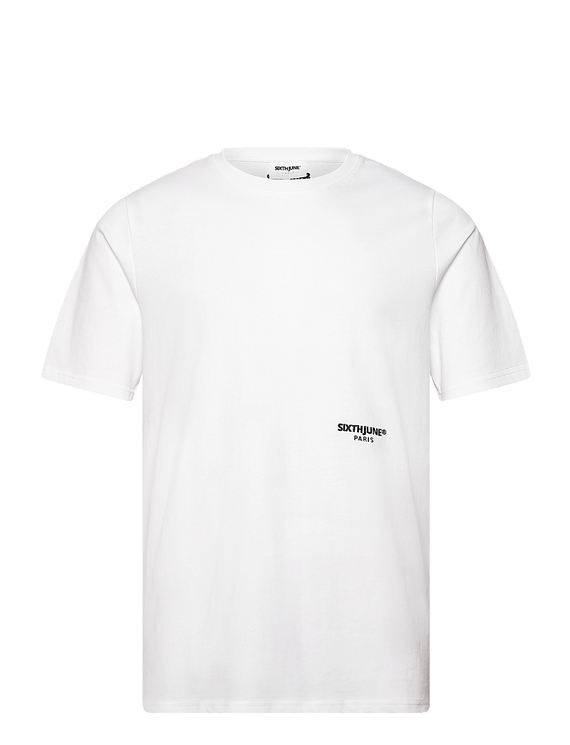 SIXTH JUNE - LA VIE EN ROSE EMBRO SS TSHIRT - kurzärmelig - white - 1