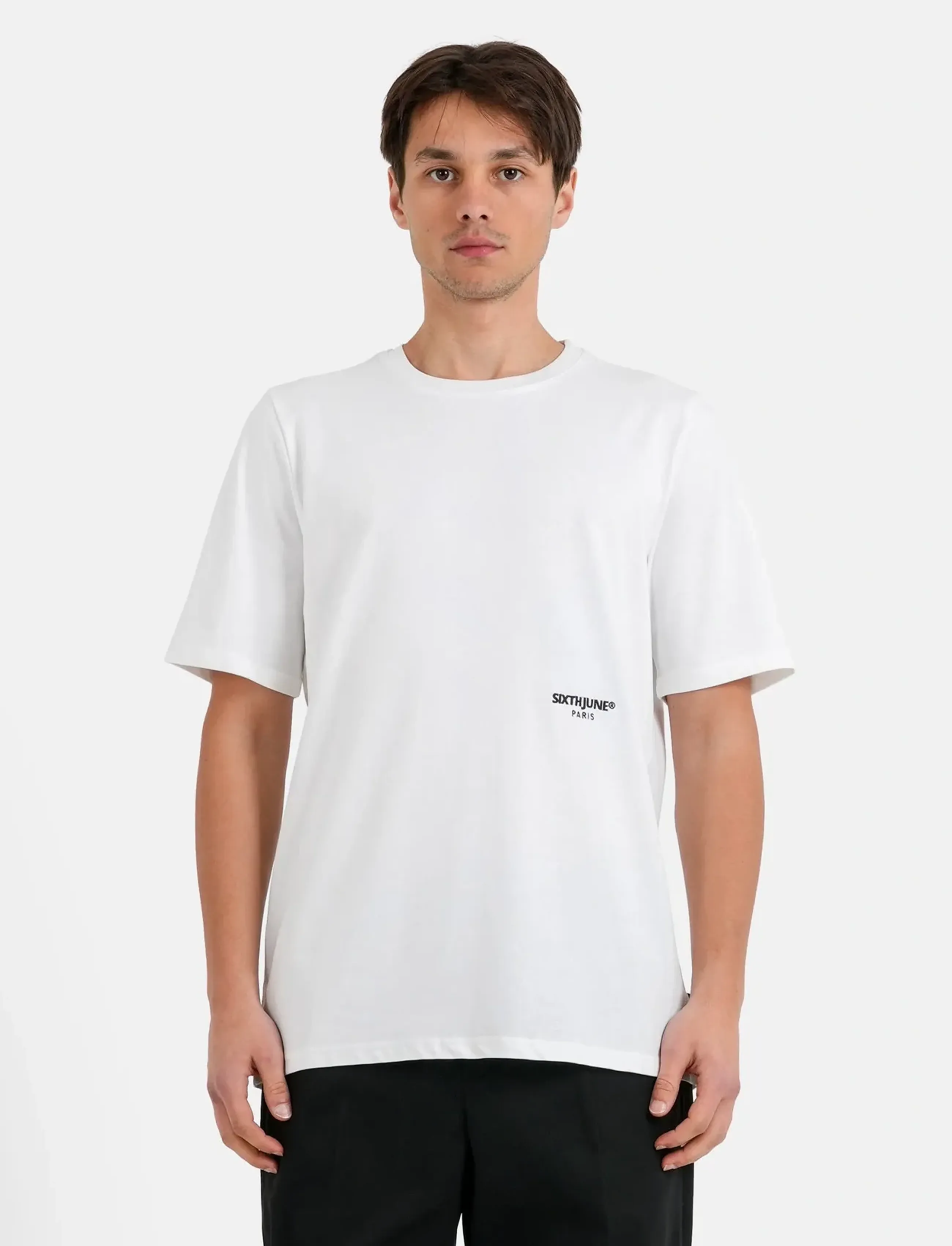 SIXTH JUNE - LA VIE EN ROSE EMBRO SS TSHIRT - white - 2