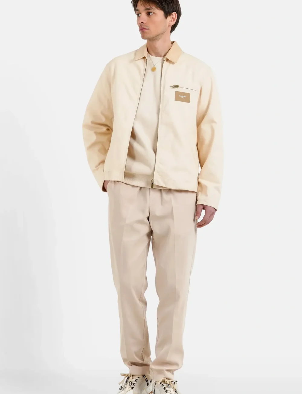 SIXTH JUNE - CLASSIC ZIP UP WORKWEAR JACKET - herbstjacken - beige - 3