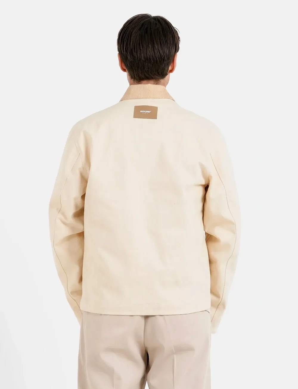 SIXTH JUNE - CLASSIC ZIP UP WORKWEAR JACKET - herbstjacken - beige - 4