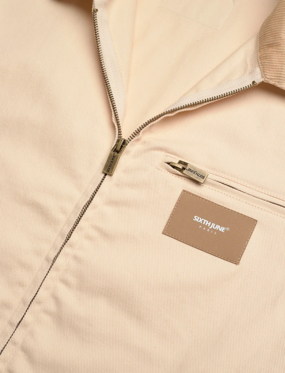 SIXTH JUNE - CLASSIC ZIP UP WORKWEAR JACKET - herbstjacken - beige - 5
