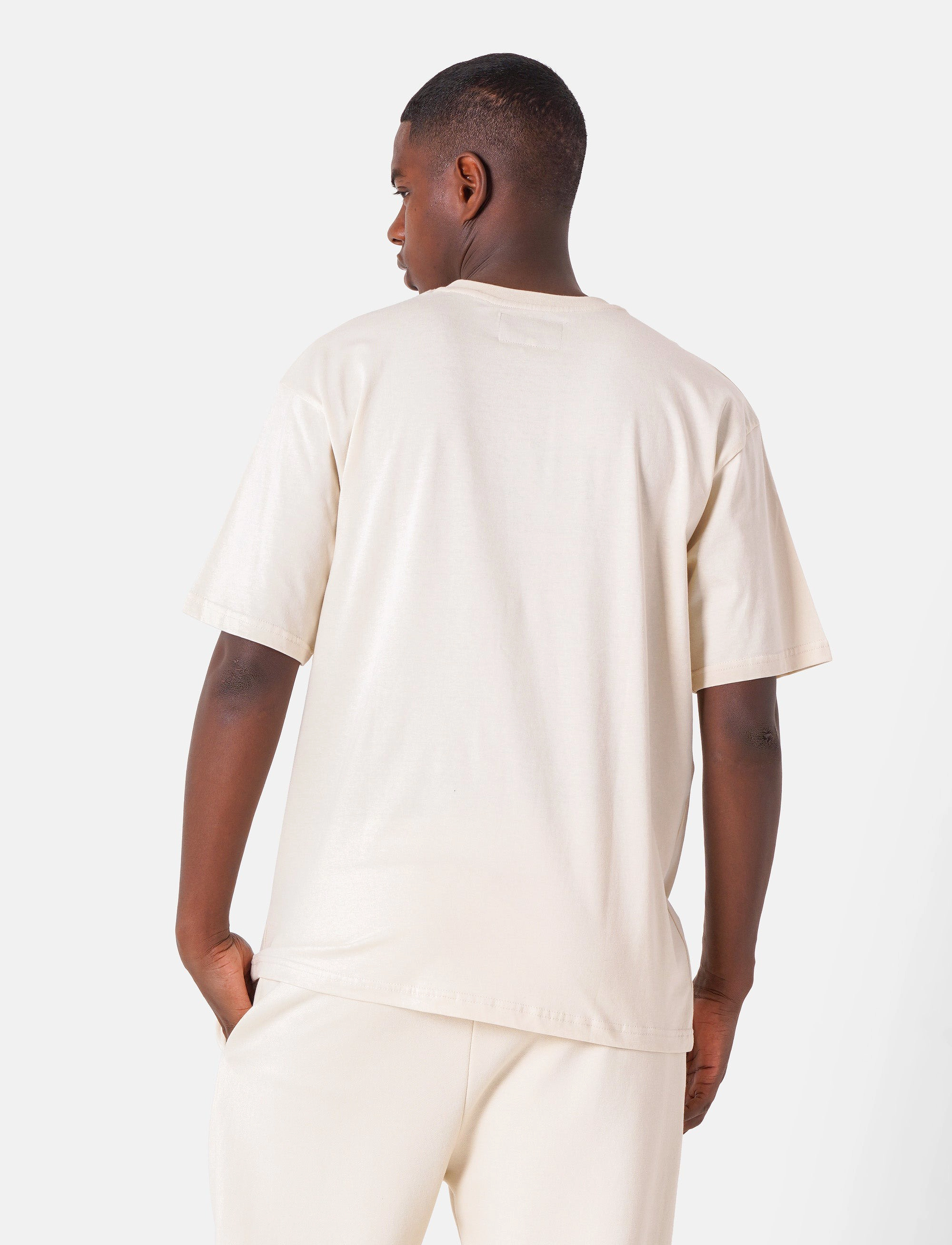 SIXTH JUNE - ESSENTIALS PUFF LOGO TSHIRT - ecru - 5