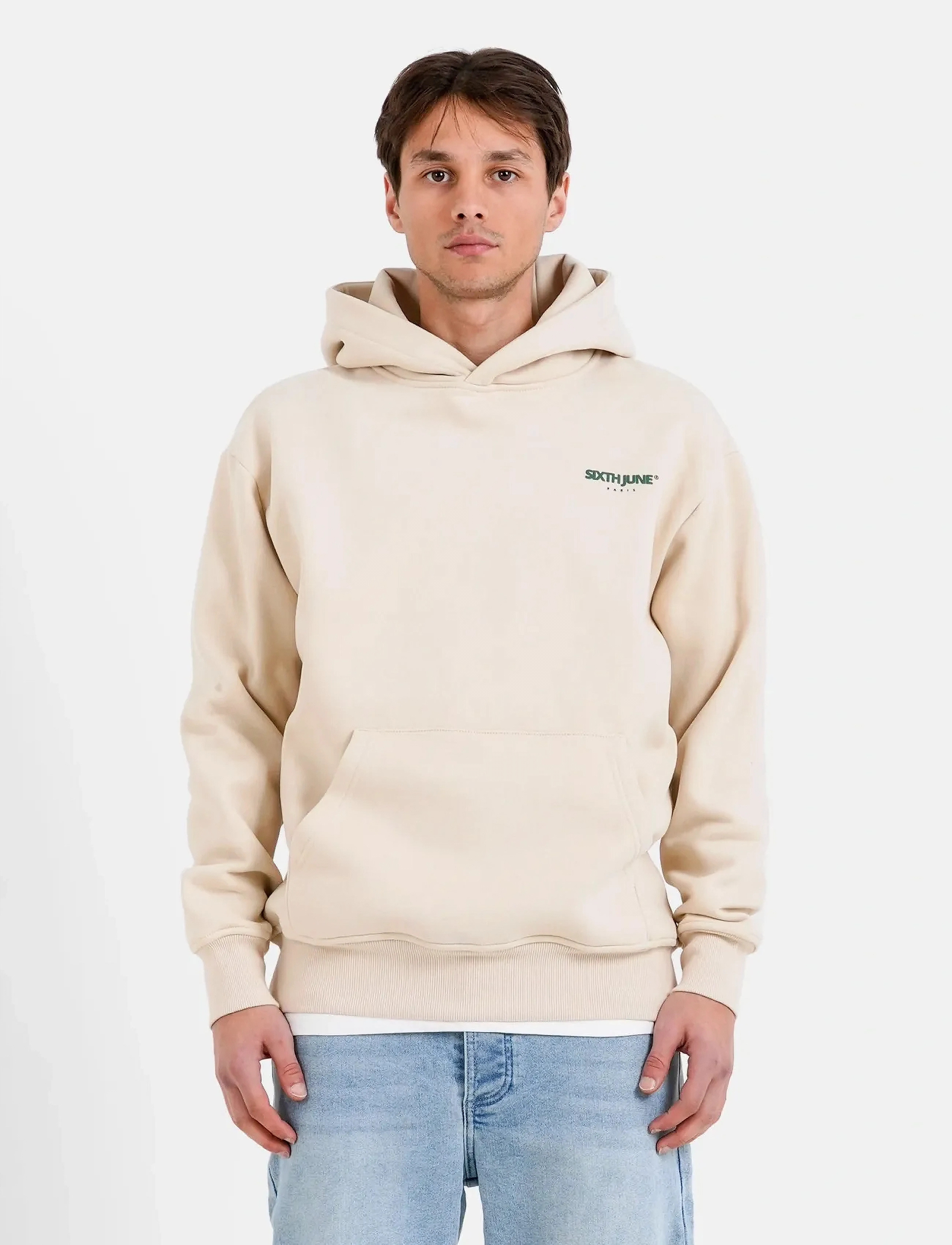 SIXTH JUNE - BANDANA PUFFPRINT HOODIE - sweats à capuche - beige - 1