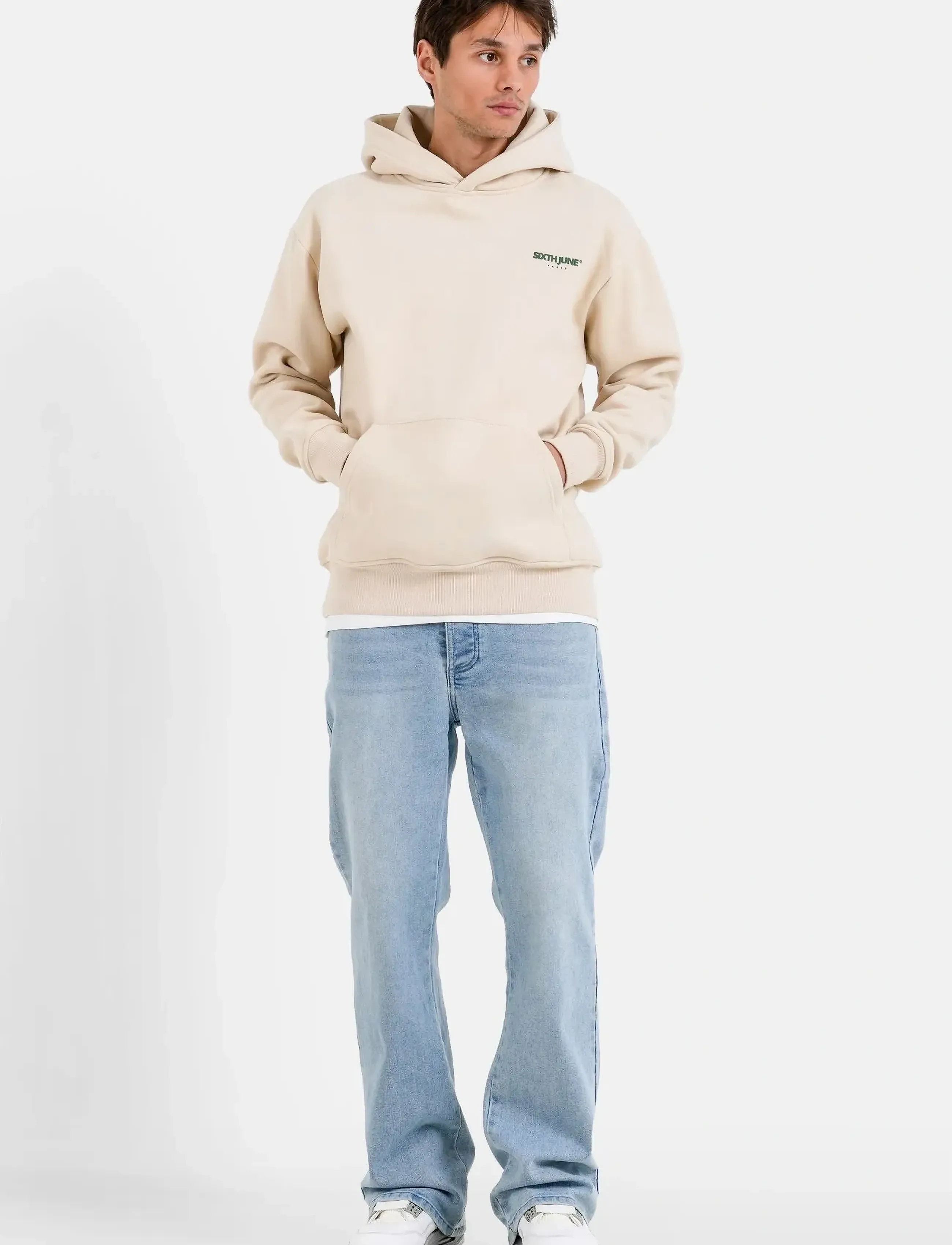 SIXTH JUNE - BANDANA PUFFPRINT HOODIE - sweats à capuche - beige - 3